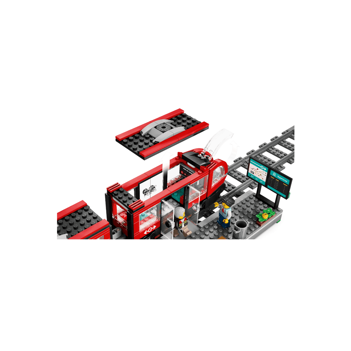 LEGO City Zestaw Tramwaj miejski ze stacją 60423