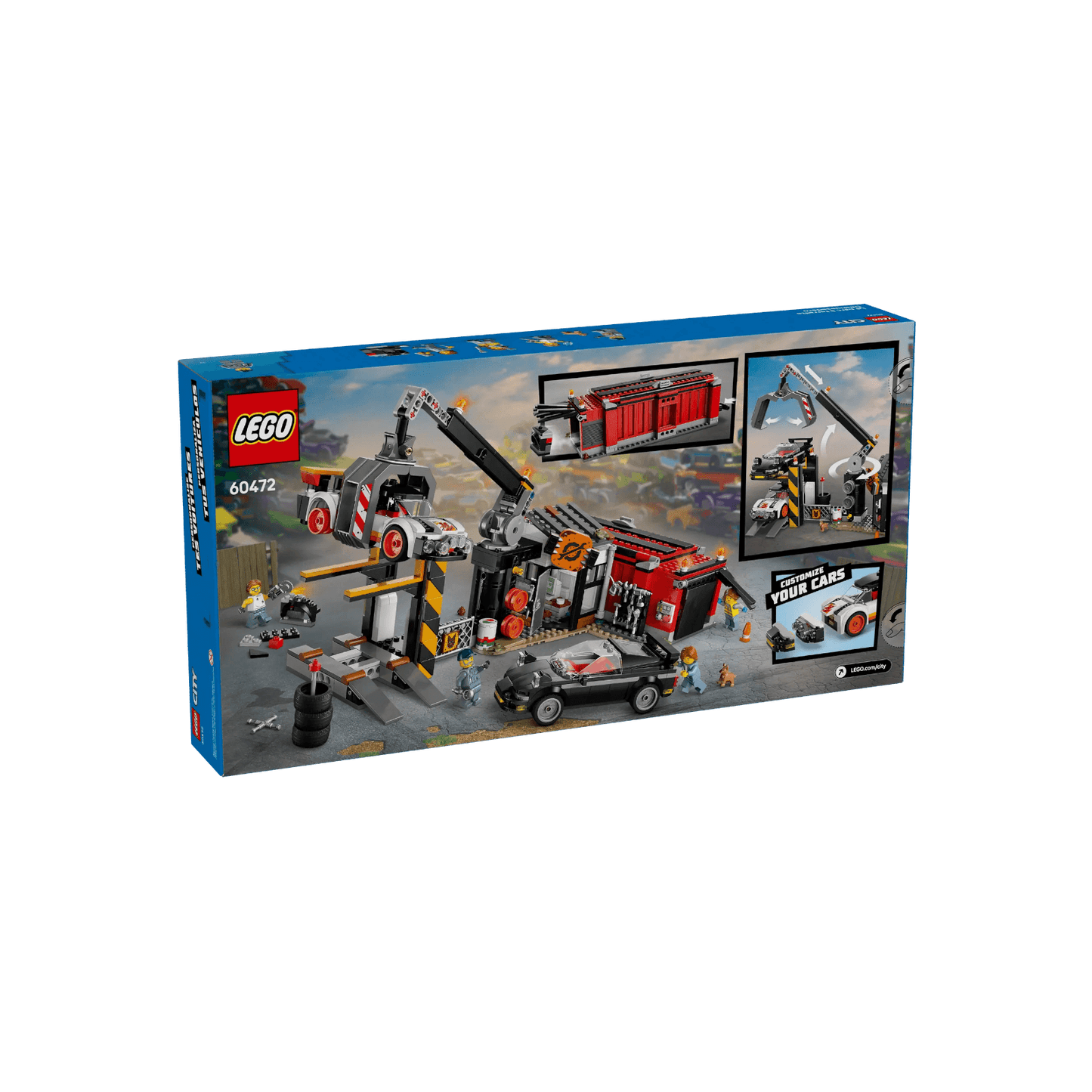 LEGO City Zestaw Złomowisko z samochodami 60472
