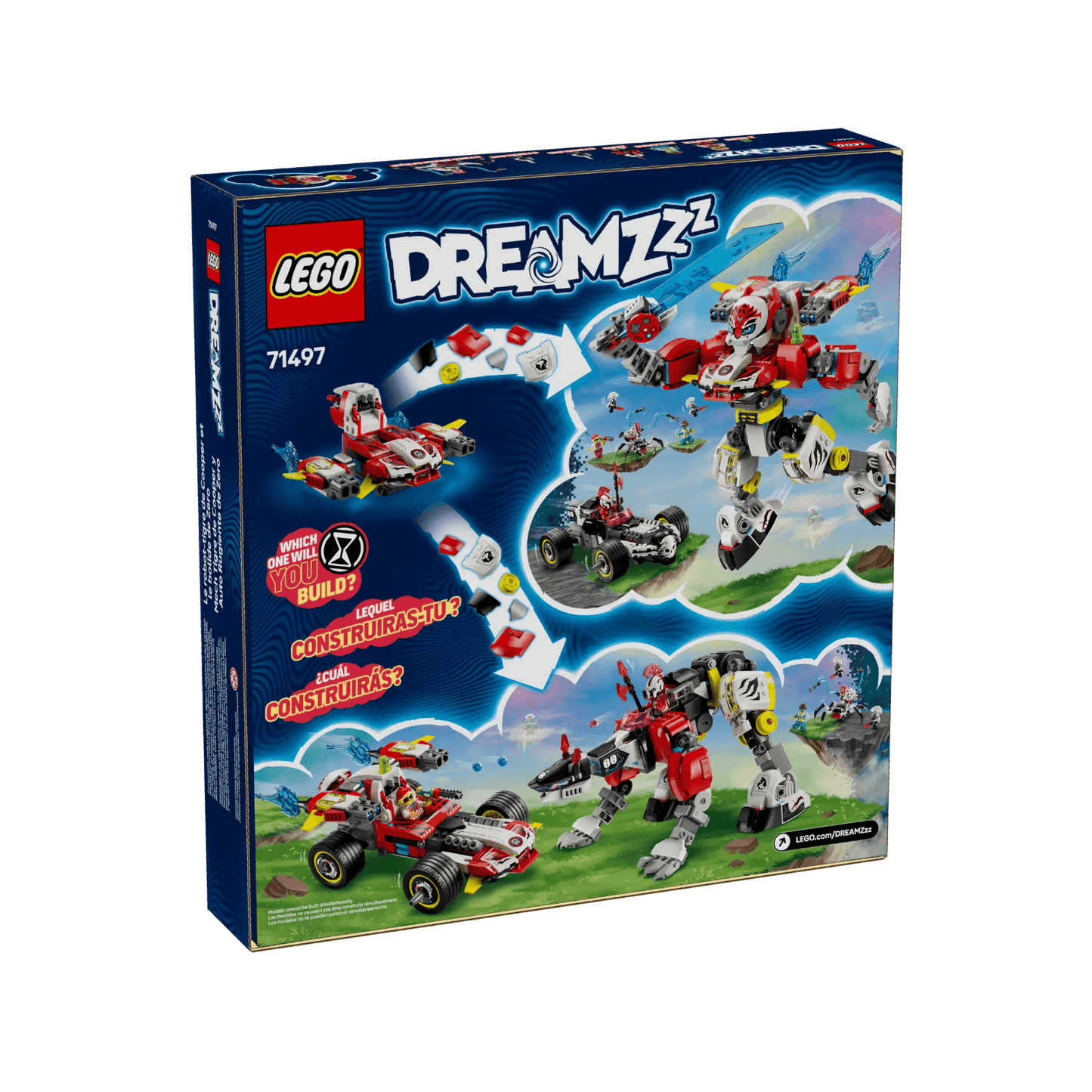 LEGO DREAMZzz Tygrysi mech Coopera i hot rod Zero 71497
