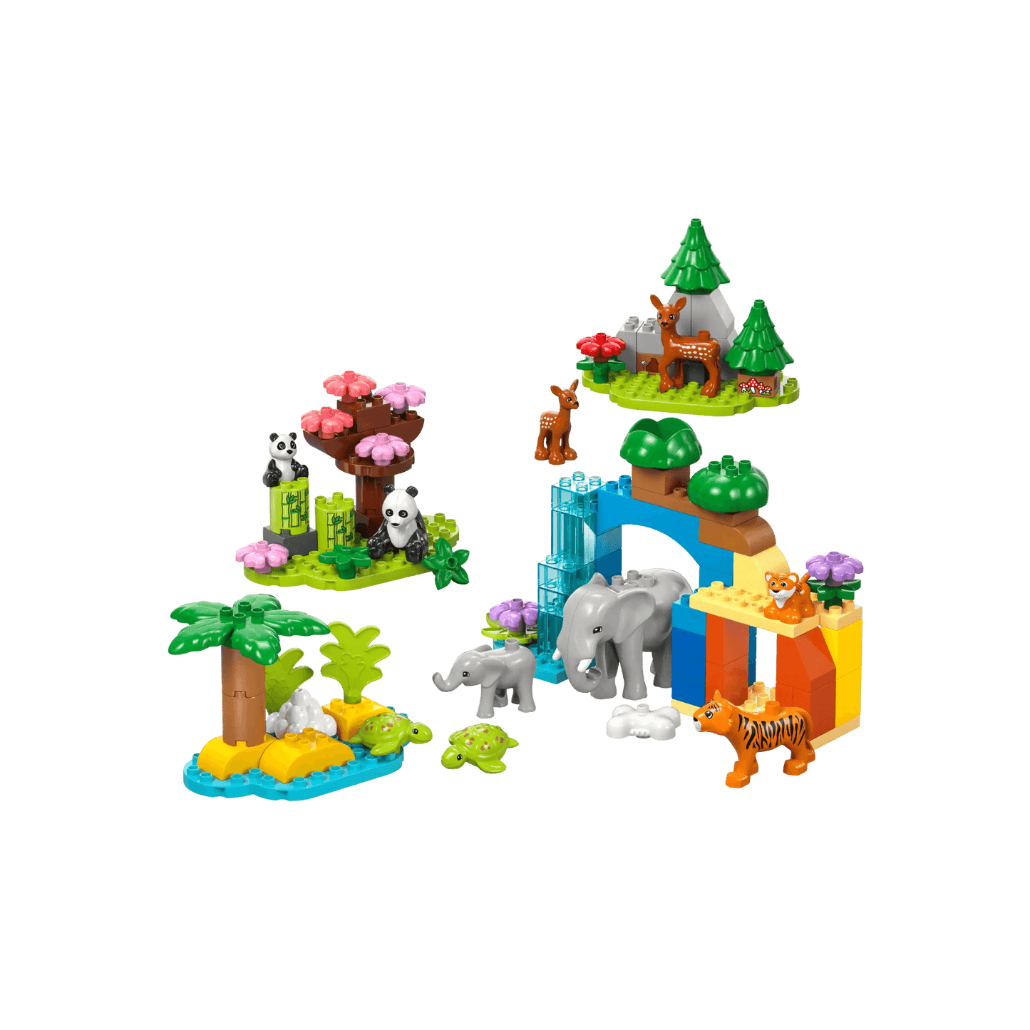 LEGO DUPLO Zestaw Rodziny dzikich zwierząt 3w1 10446