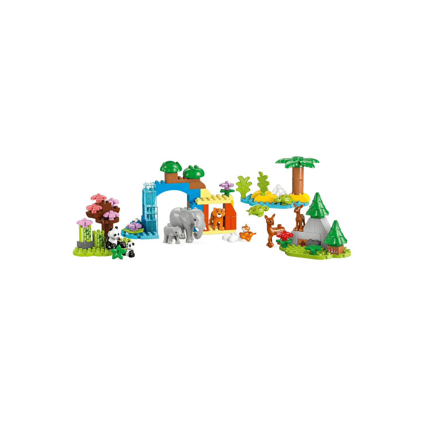 LEGO DUPLO Zestaw Rodziny dzikich zwierząt 3w1 10446