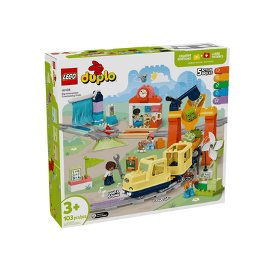 LEGO DUPLO Town Duży interaktywny pociąg miejski 10428