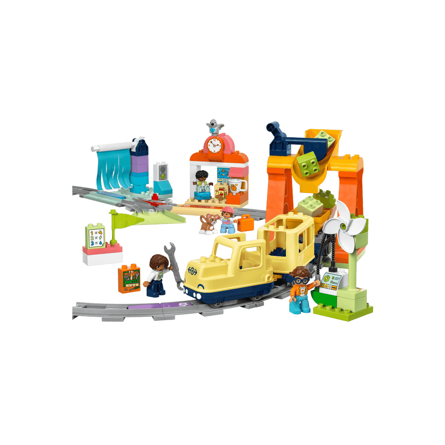 LEGO DUPLO Town Duży interaktywny pociąg miejski 10428