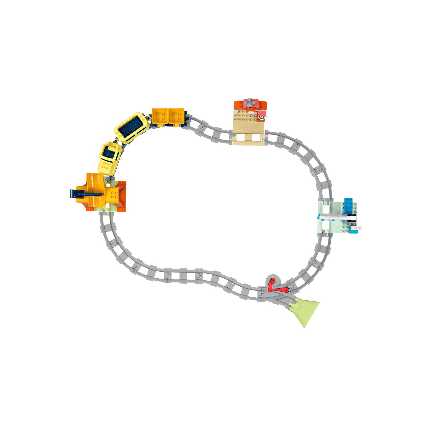LEGO DUPLO Town Duży interaktywny pociąg miejski 10428