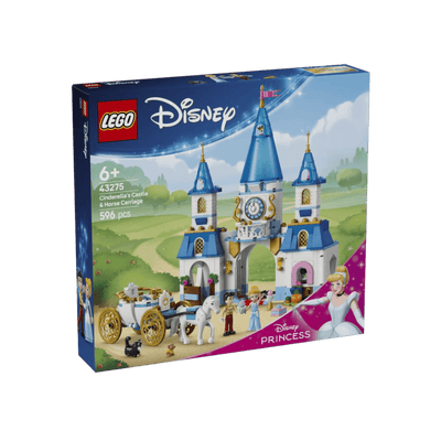 LEGO Disney Zestaw Zamek Kopciuszka i kareta 43275