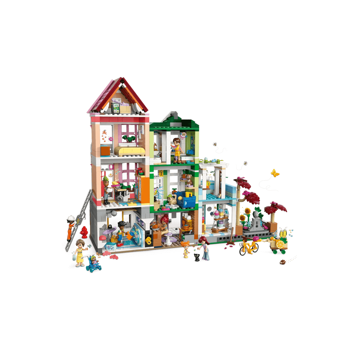 LEGO Friends Zestaw Mieszkania i sklepy w mieście Heartlake 42670