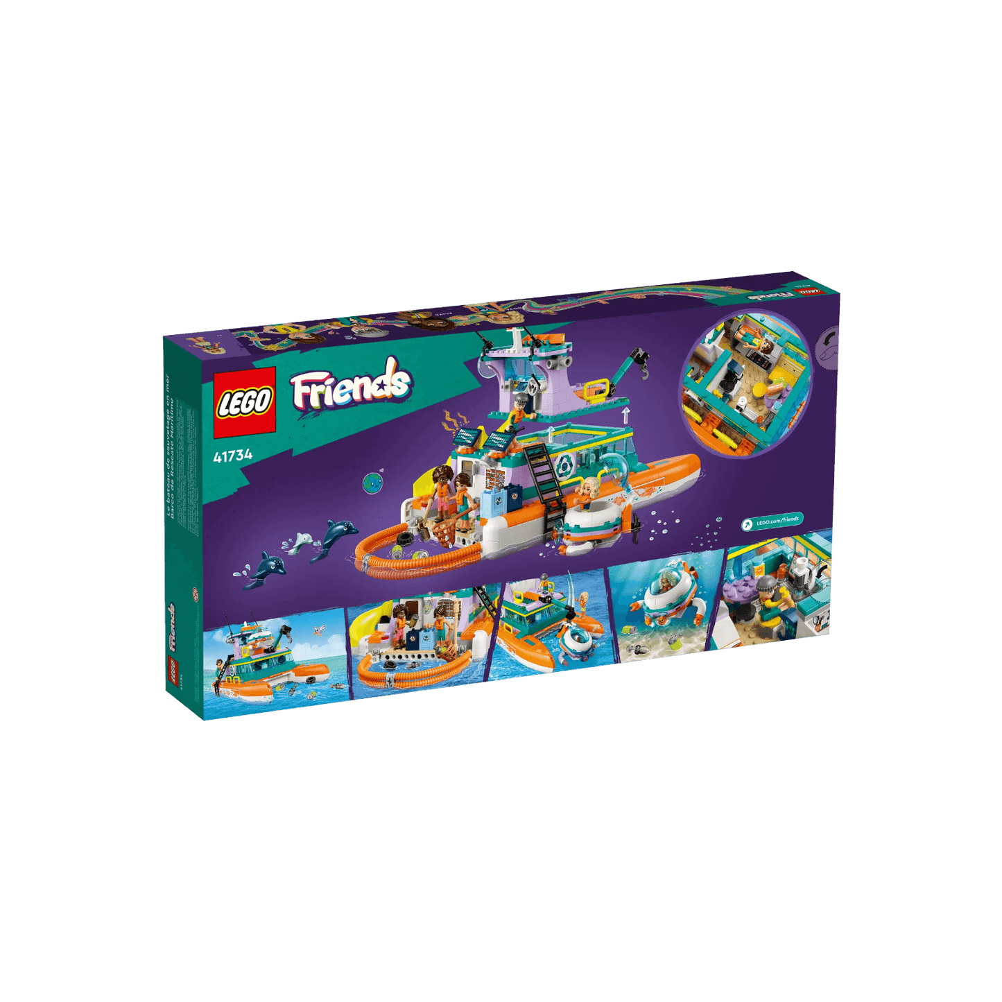 LEGO Friends Morska łódź ratunkowa 41734