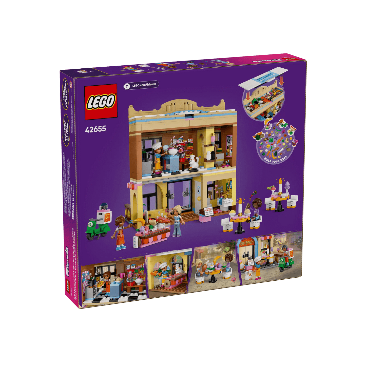 LEGO Friends Zestaw Restauracja i szkoła gotowania 42655