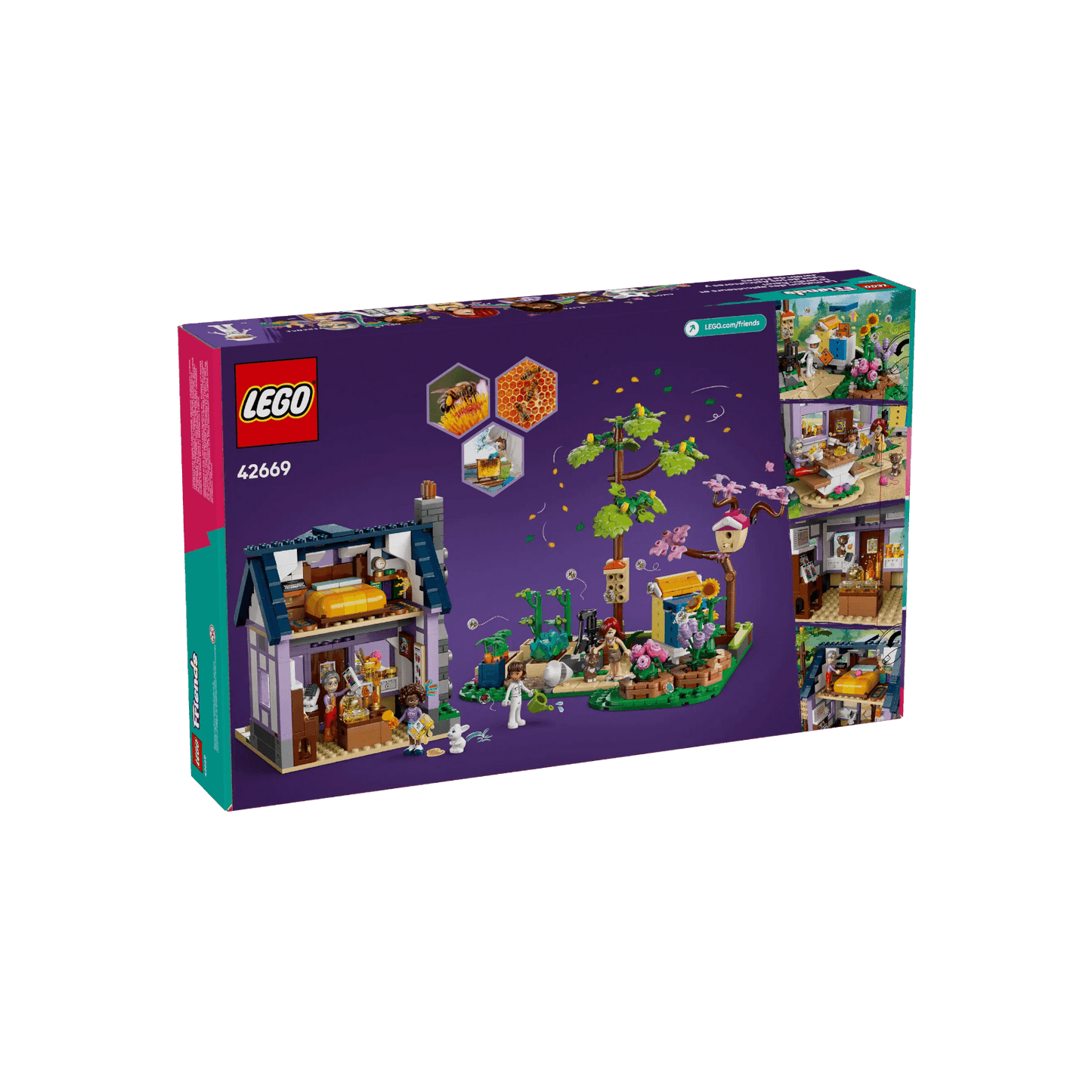 LEGO Friends Zestaw Dom pszczelarzy i kwiatowy ogród 42669