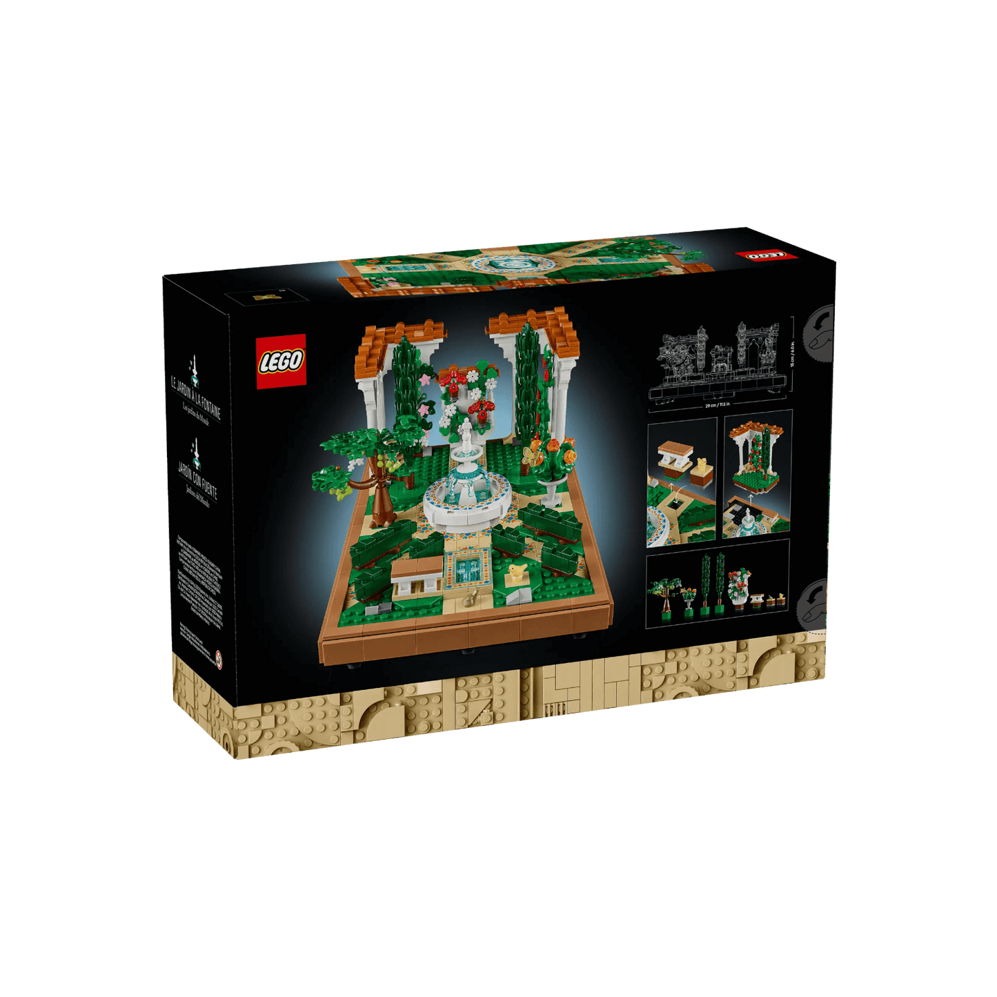 LEGO Icons Fontanna w ogrodzie 10359