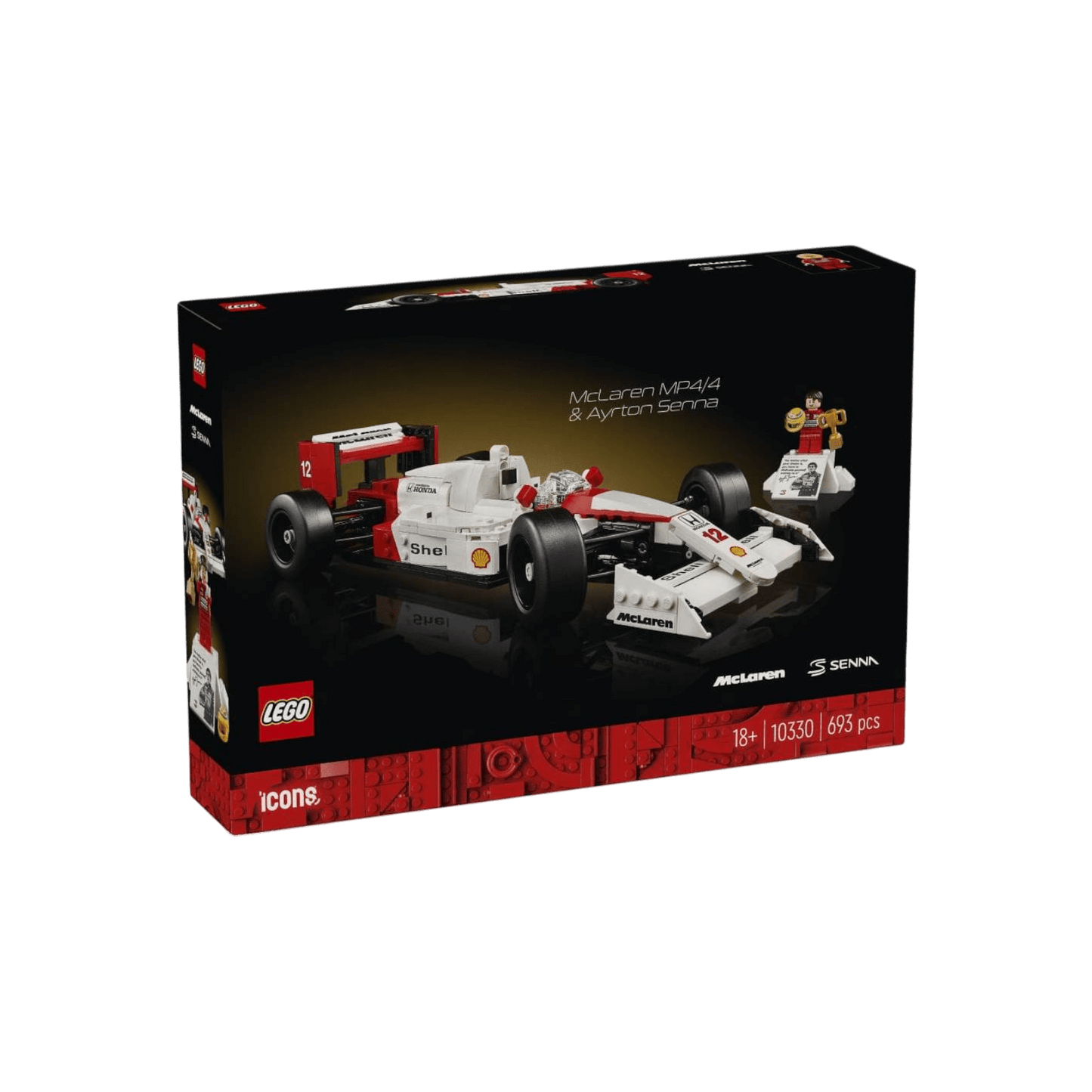LEGO Icons McLaren MP4/4 i Ayrton Senna 10330