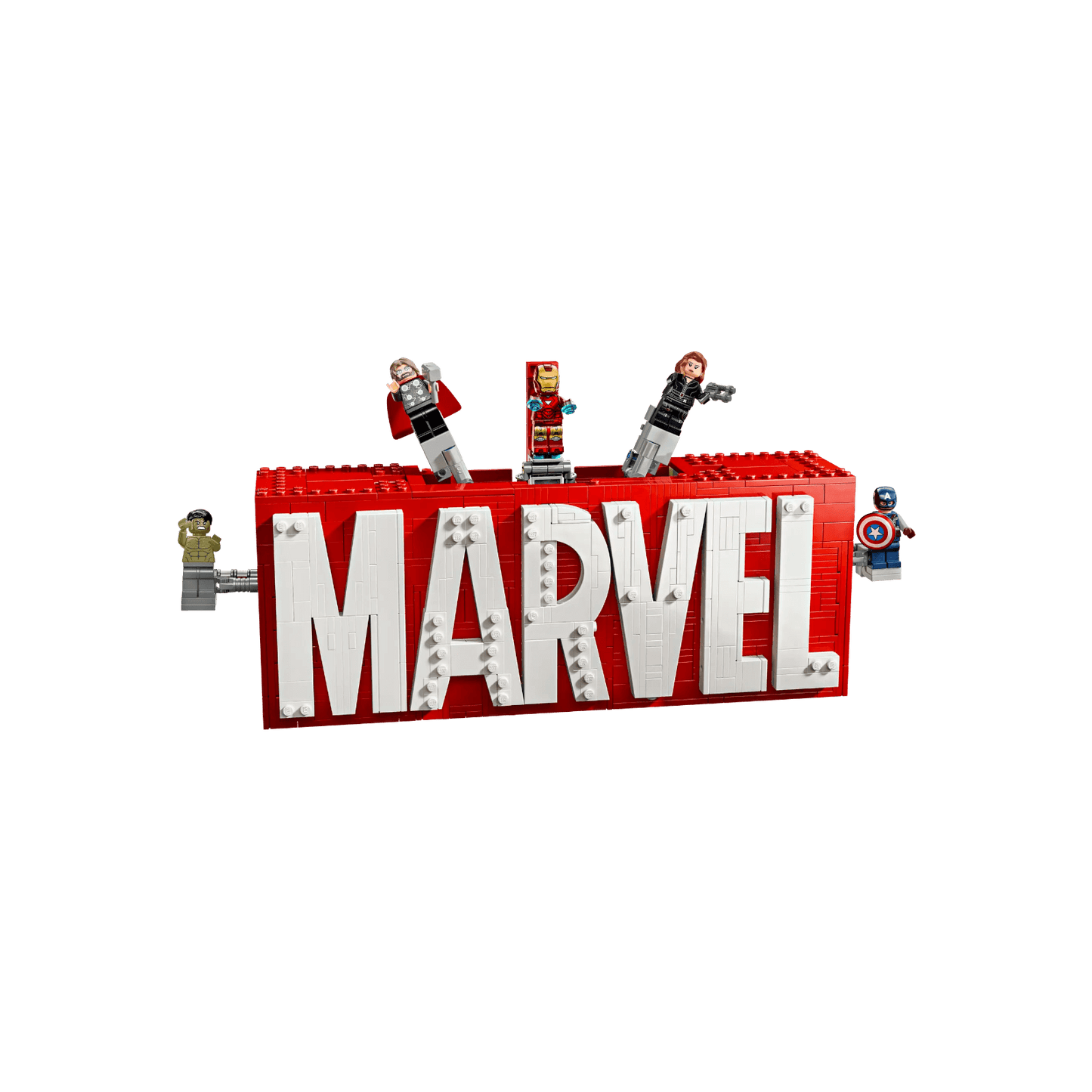 LEGO Marvel Super Heroes Logo MARVEL z minifigurkami 76313