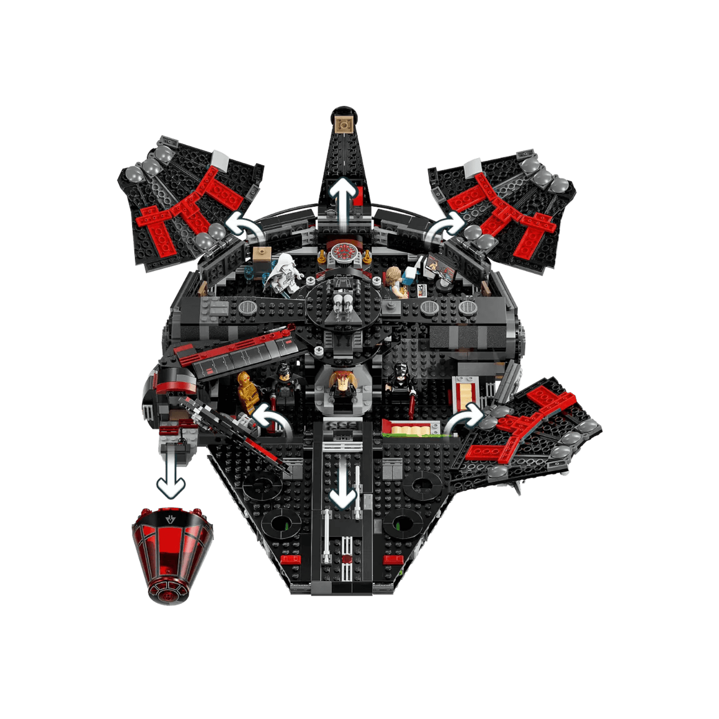 LEGO Star Wars Mroczny Sokół Millennium 75389