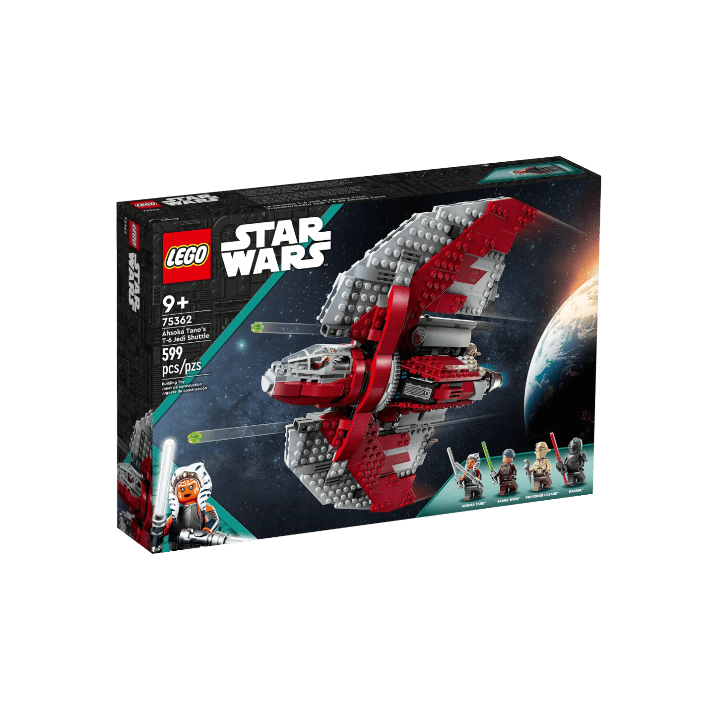 LEGO Star Wars Prom kosmiczny Jedi T-6 Ahsoki Tano Replika 75362
