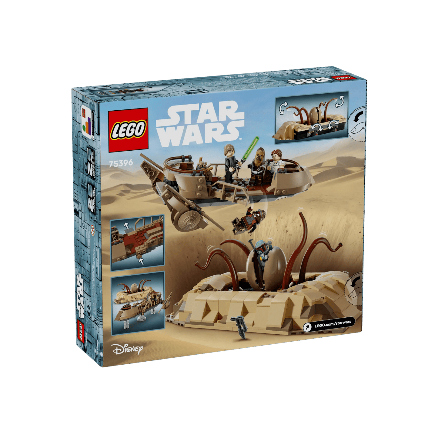 LEGO Star Wars Zestaw Pustynna barka i jama sarlacca 75396