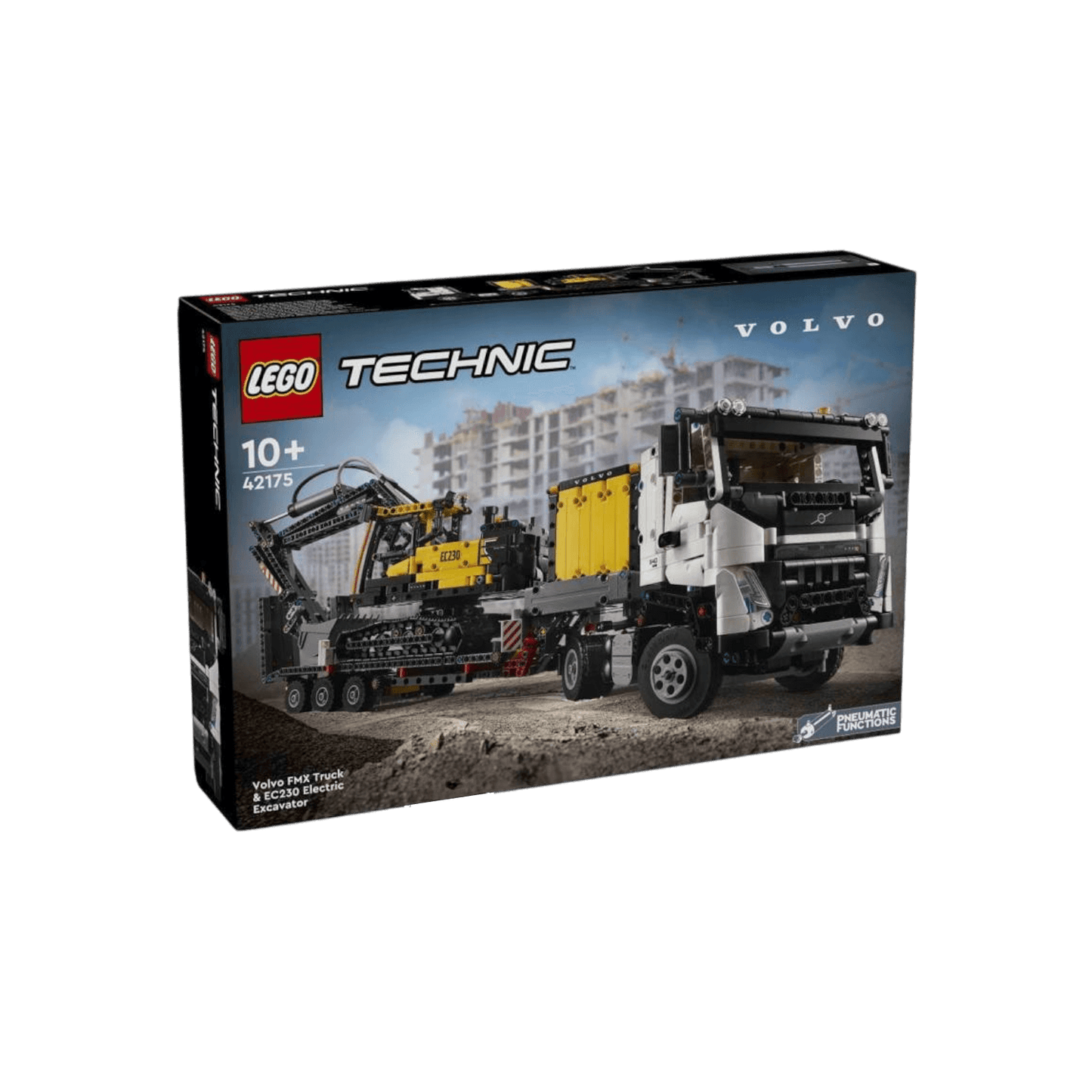 LEGO Technic Zestaw Ciężarówka Volvo FMX i koparka EC230 Electric 42175