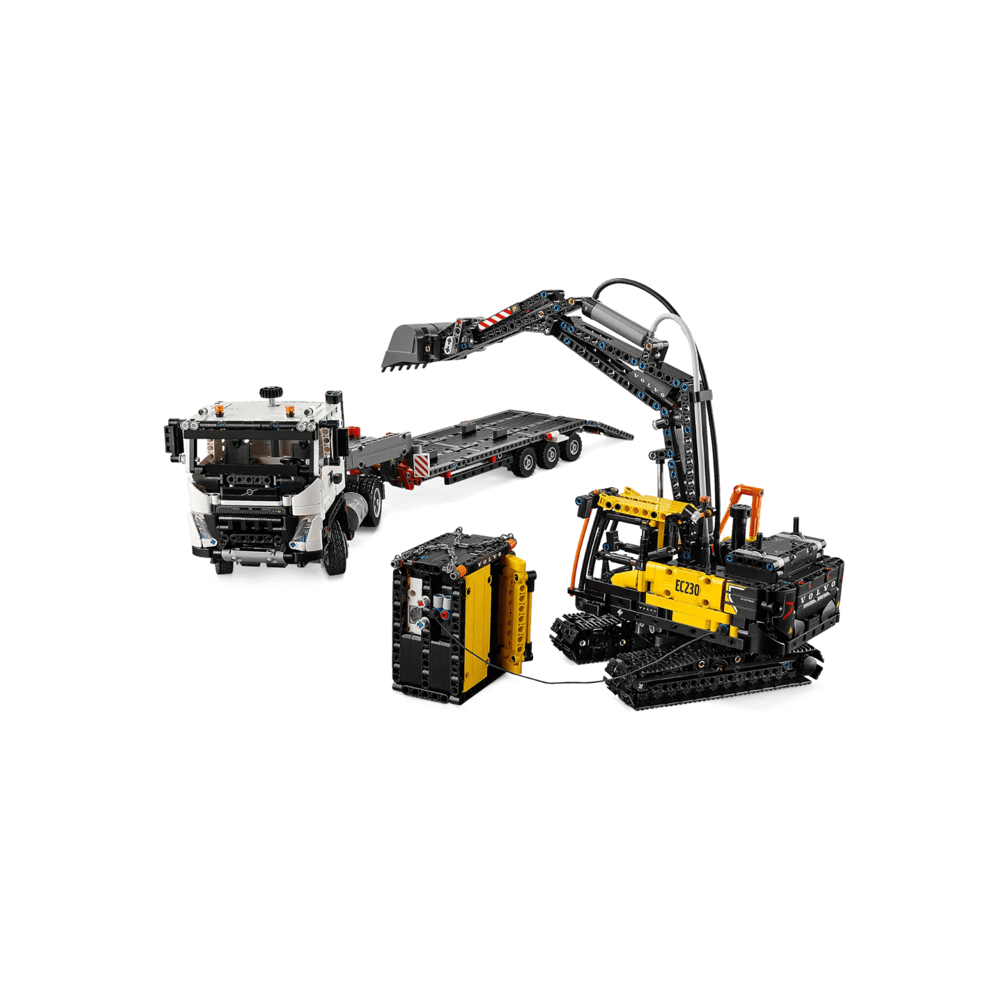 LEGO Technic Zestaw Ciężarówka Volvo FMX i koparka EC230 Electric 42175