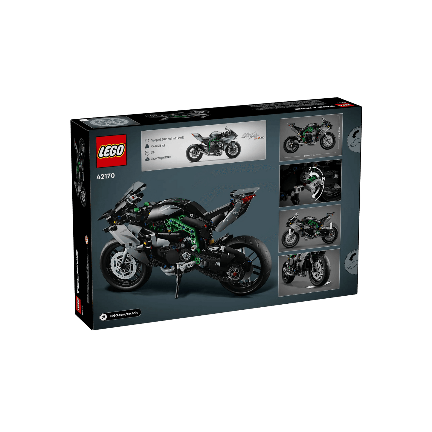 LEGO Technic Motocykl Kawasaki Ninja H2R 42170
