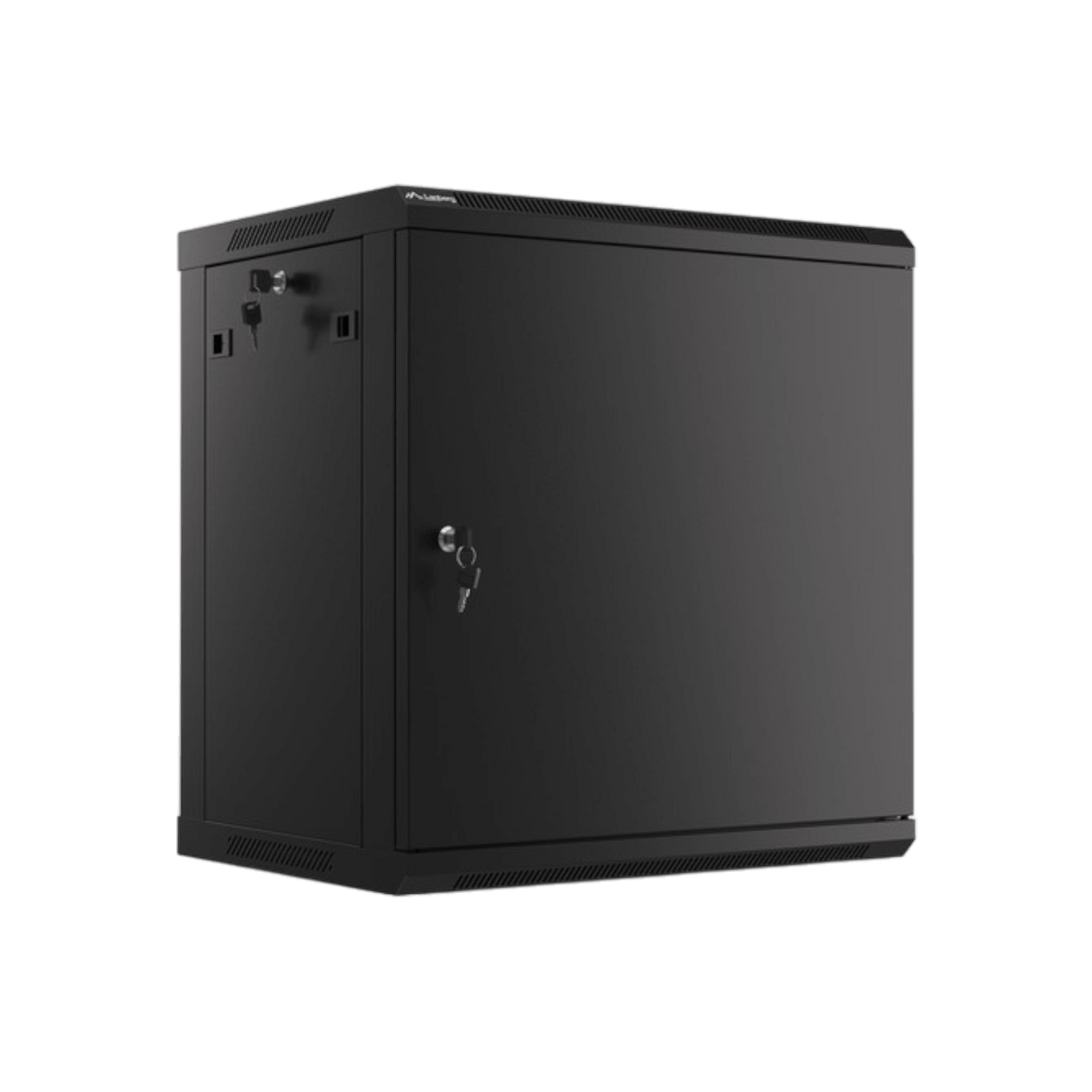 Szafa rack Lanberg 19" 12U 600x450mm wisząca Drzwi metalowe Czarny
