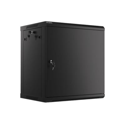 Szafa rack Lanberg 19" 12U 600x450mm wisząca Drzwi metalowe Czarny