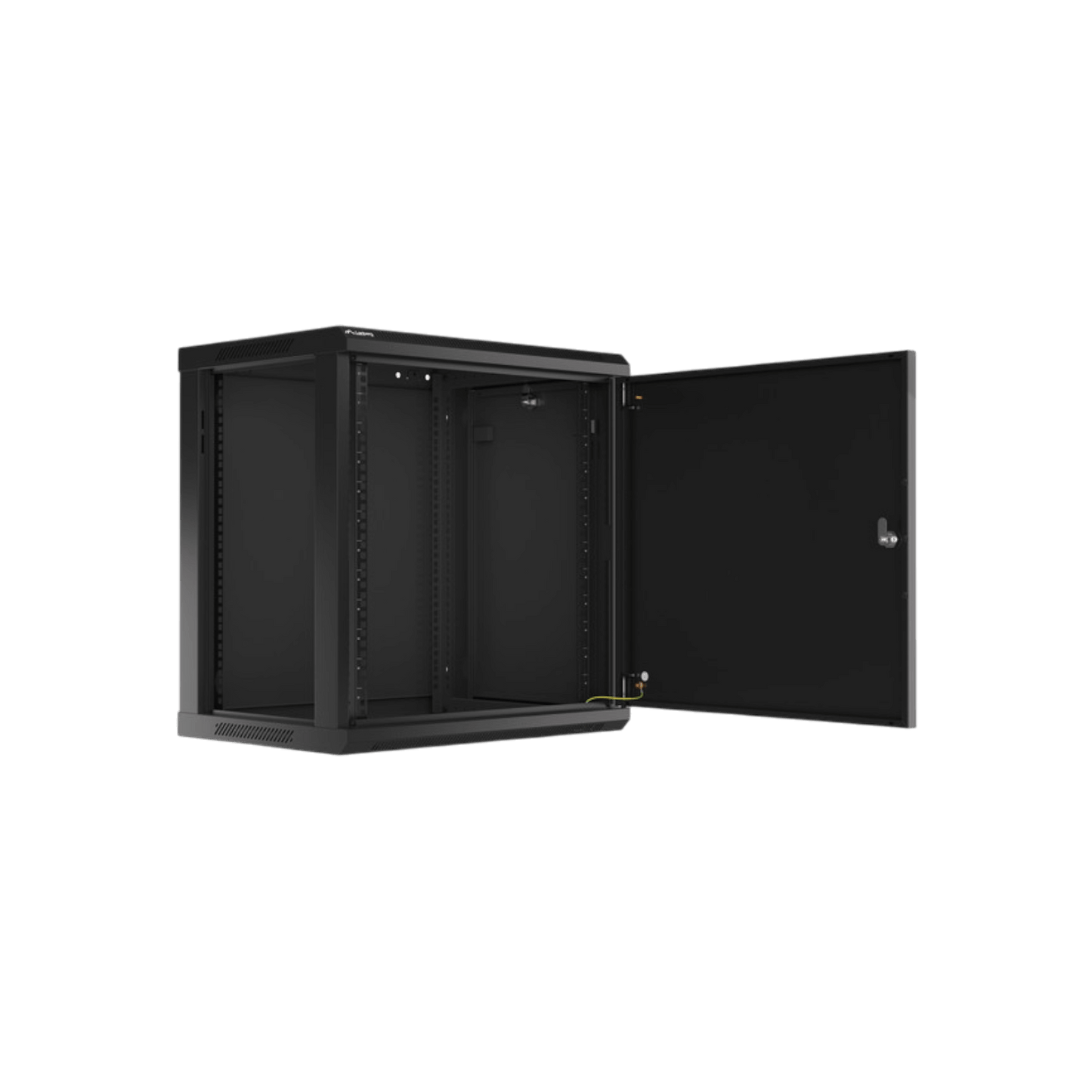 Szafa rack Lanberg 19" 12U 600x450mm wisząca Drzwi metalowe Czarny