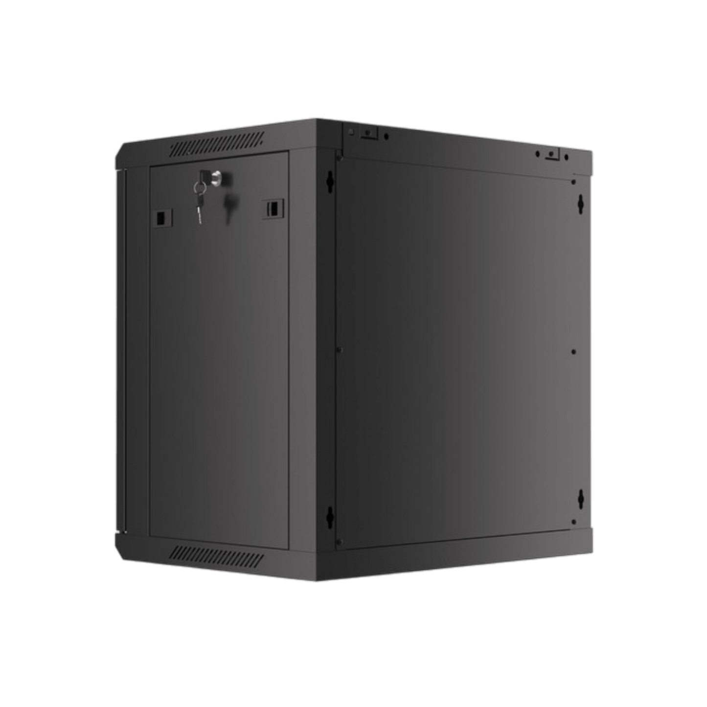 Szafa rack Lanberg 19" 12U 600x450mm wisząca Drzwi metalowe Czarny