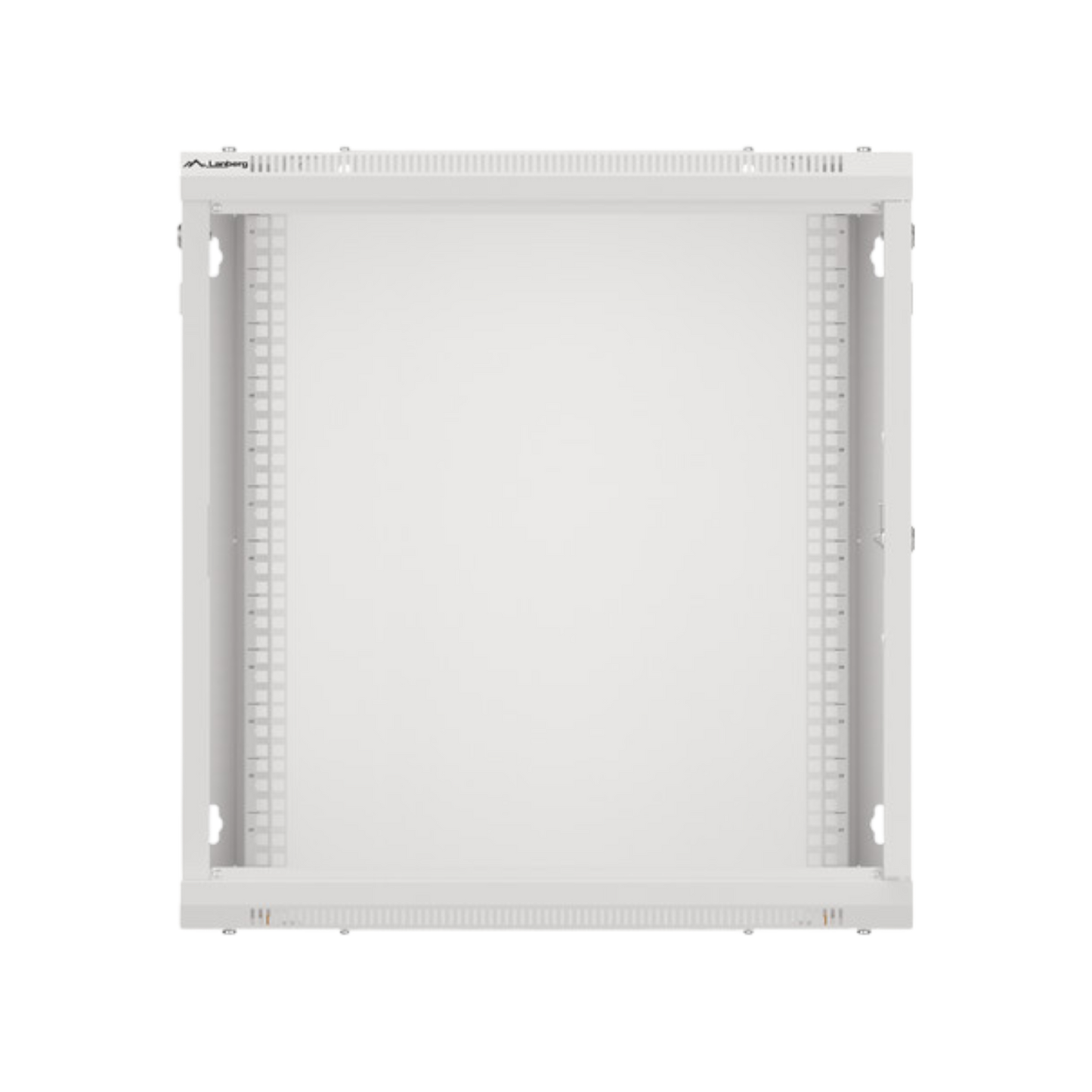 Szafa rack Lanberg 19" 12U 600x450mm wisząca Drzwi metalowe Szary