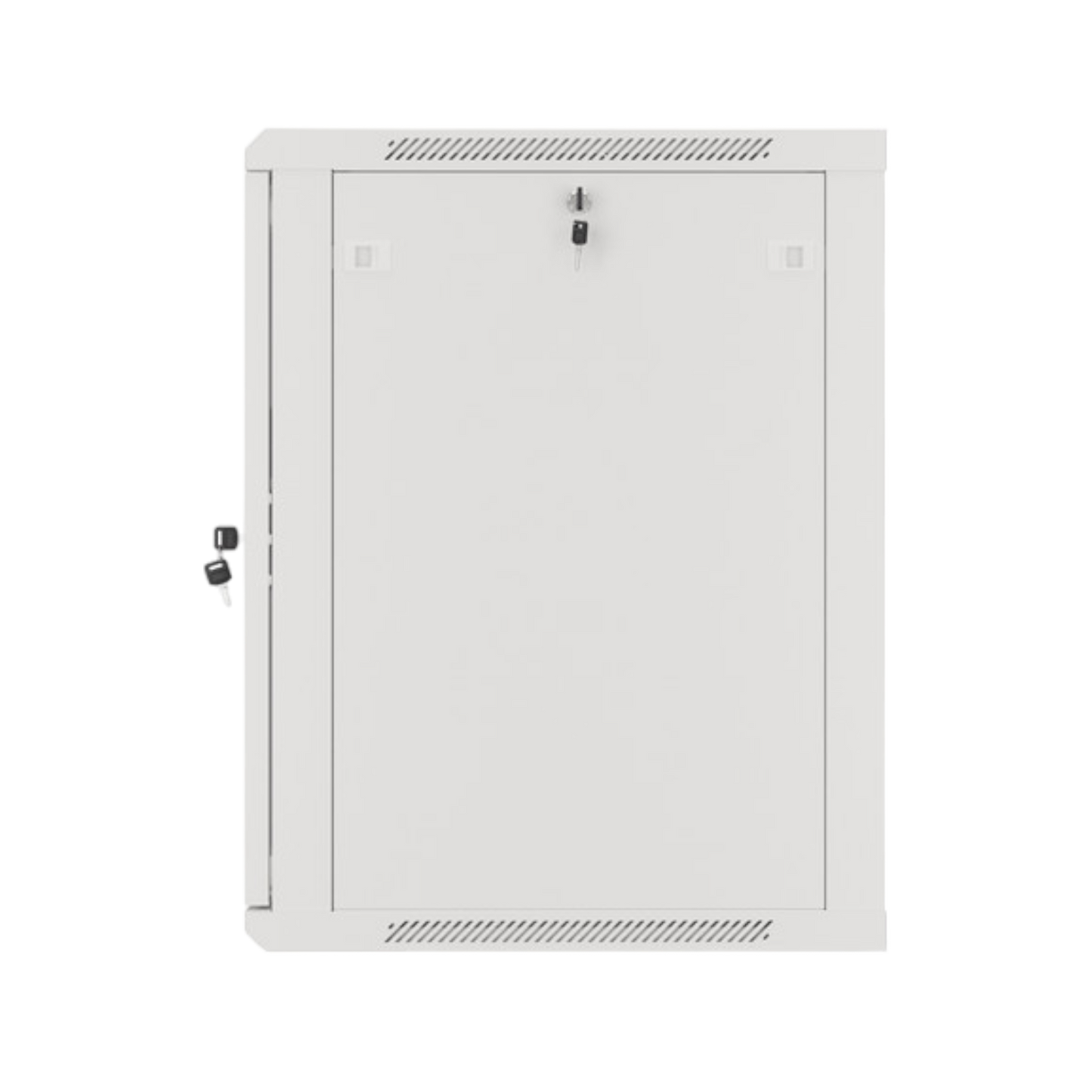 Szafa rack Lanberg 19" 15U 600x600mm wisząca V2 Drzwi szklane Szary