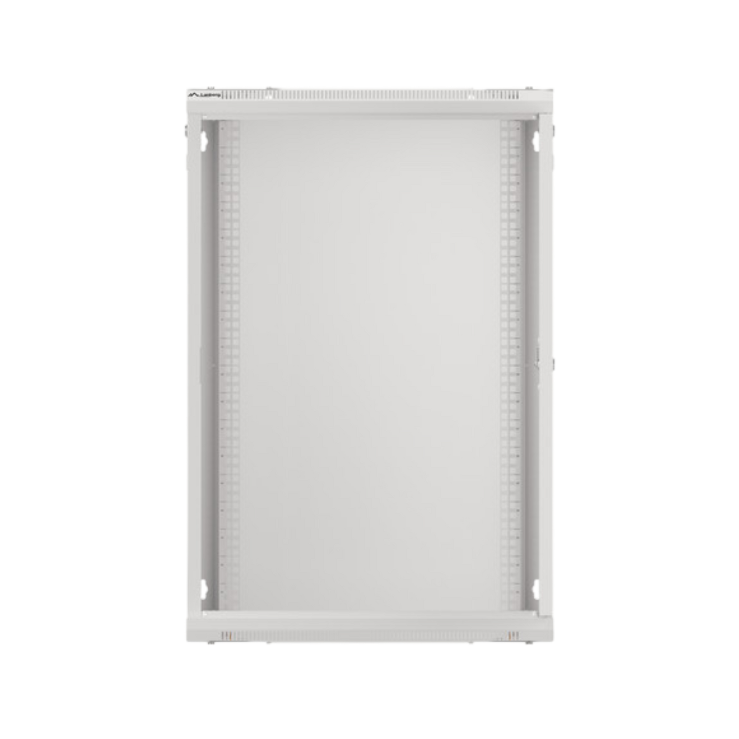 Szafa rack Lanberg 19" 18U 600x450mm wisząca V2 Drzwi szklane Szary