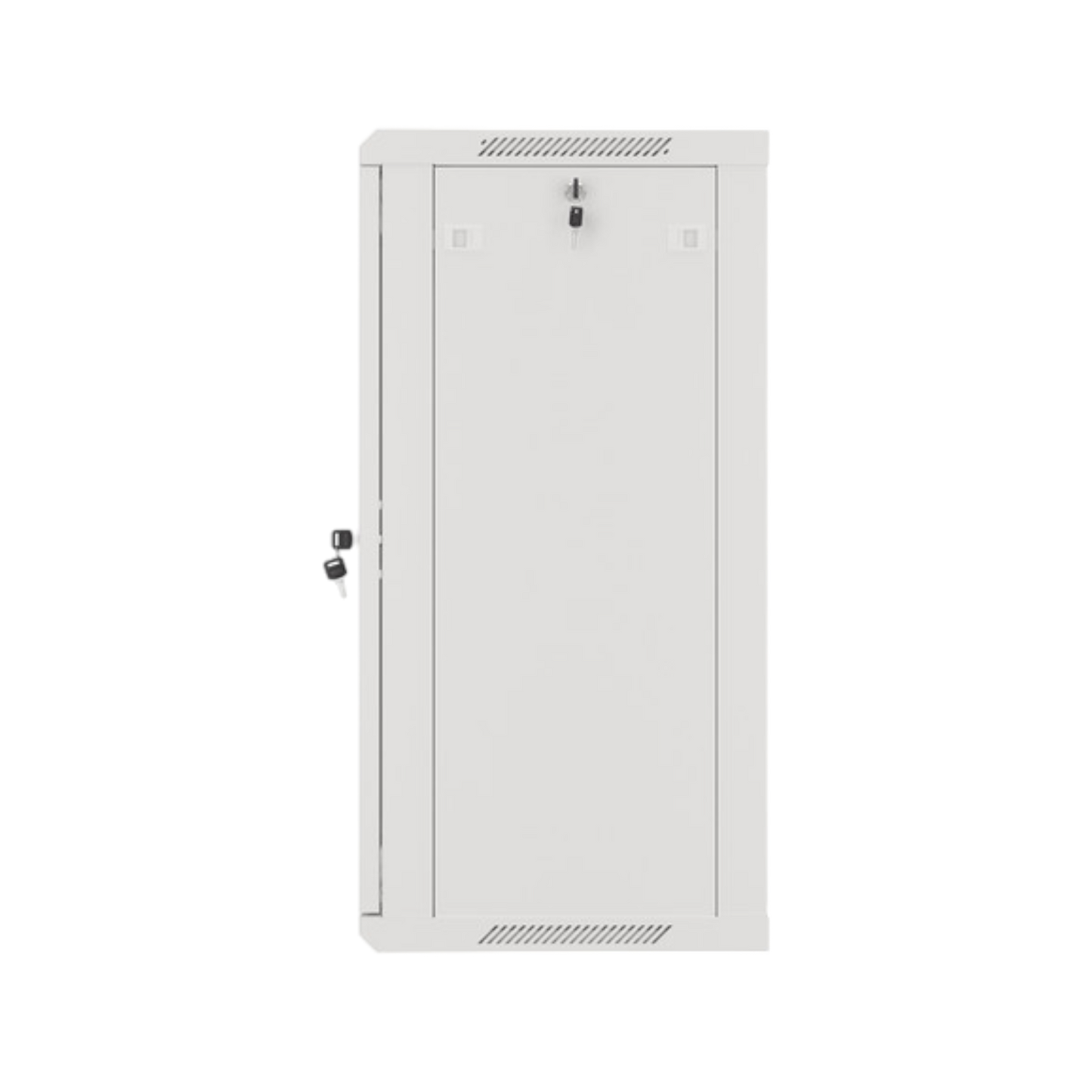 Szafa rack Lanberg 19" 18U 600x450mm wisząca V2 Drzwi szklane Szary