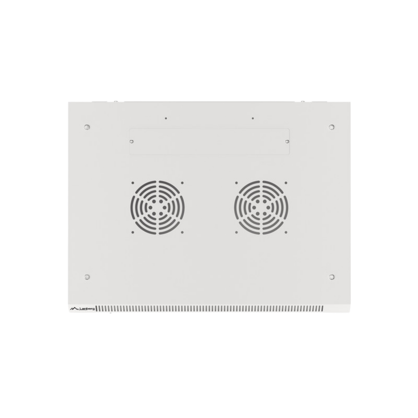 Szafa rack Lanberg 19" 18U 600x450mm wisząca V2 Drzwi szklane Szary