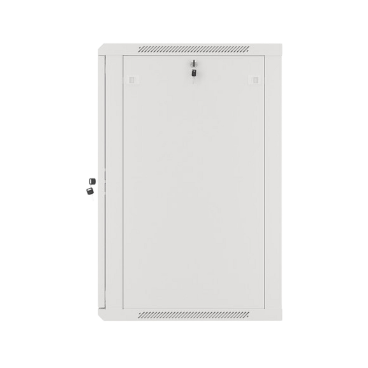 Szafa rack Lanberg 19" 18U 600x600mm wisząca V2 Drzwi szklane Szary