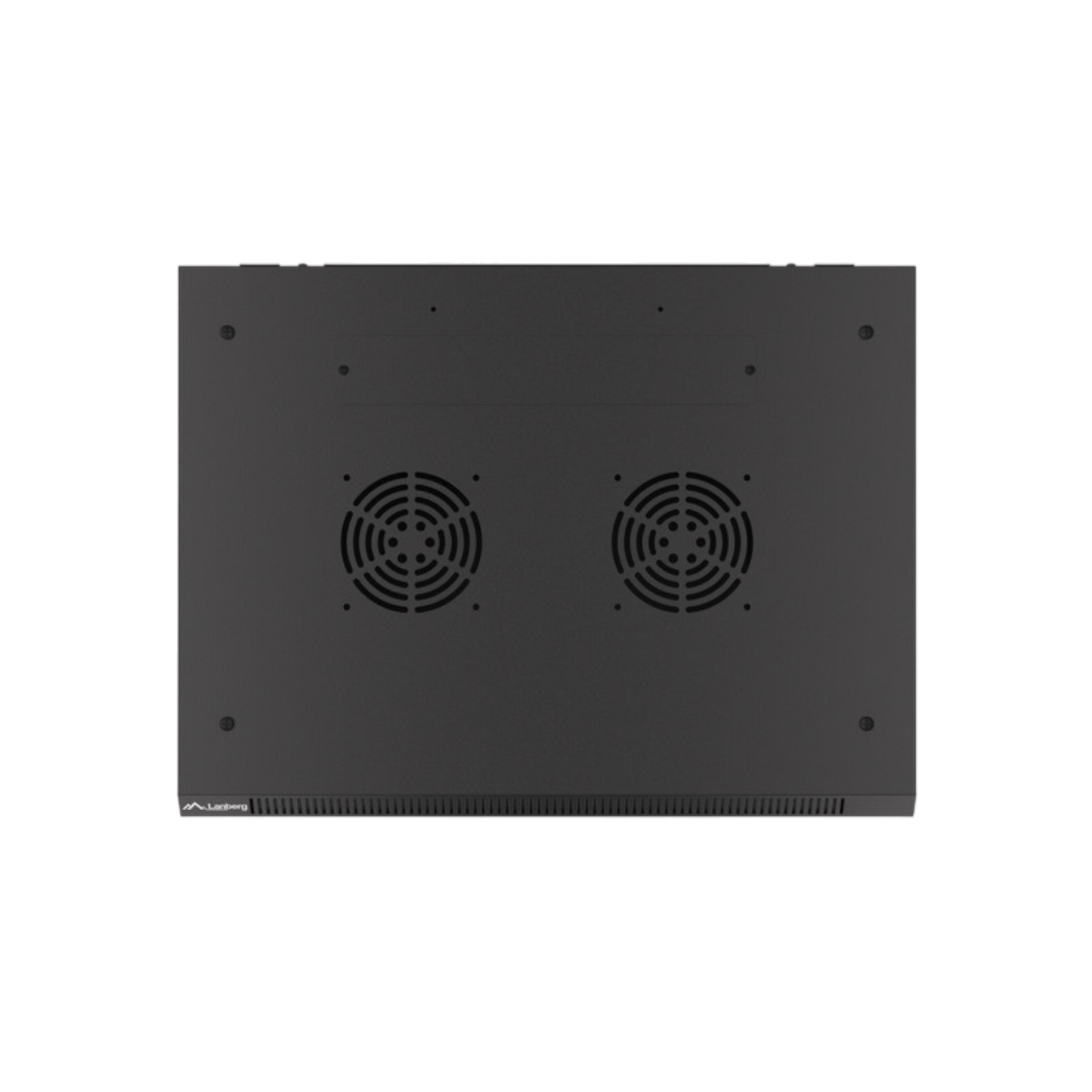 Szafa rack Lanberg 19" 27U 600x450mm wisząca V2 Drzwi szklane Czarny