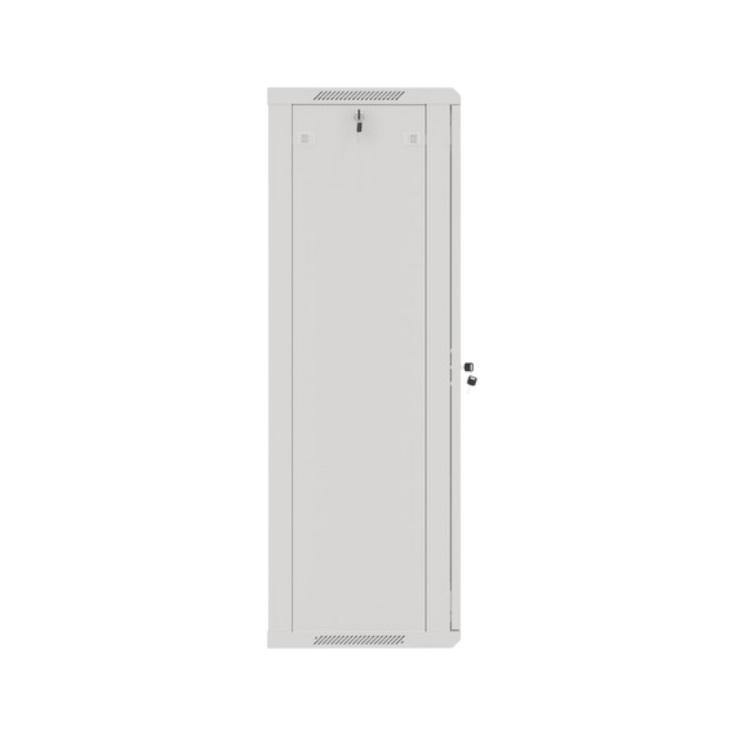 Szafa rack Lanberg 19" 27U 600x450mm wisząca V2 Drzwi szklane Szary