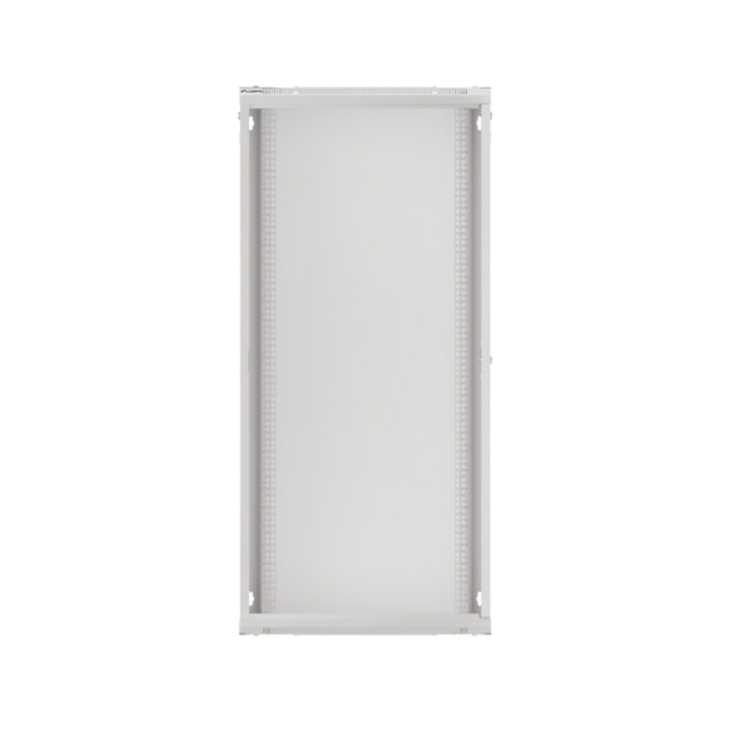 Szafa rack Lanberg 19" 27U 600x450mm wisząca V2 Drzwi szklane Szary