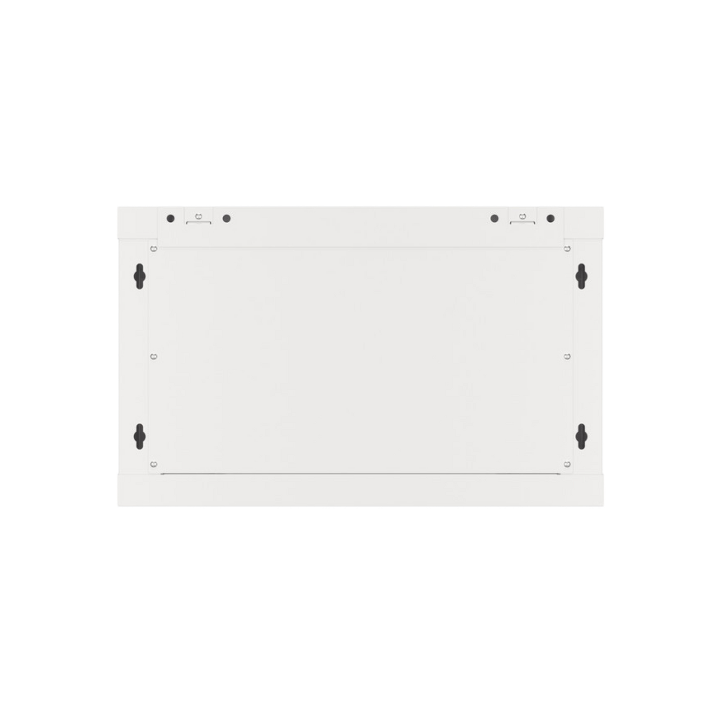 Szafa rack Lanberg 19" 6U 600x600mm wisząca V2 Drzwi szklane Szary