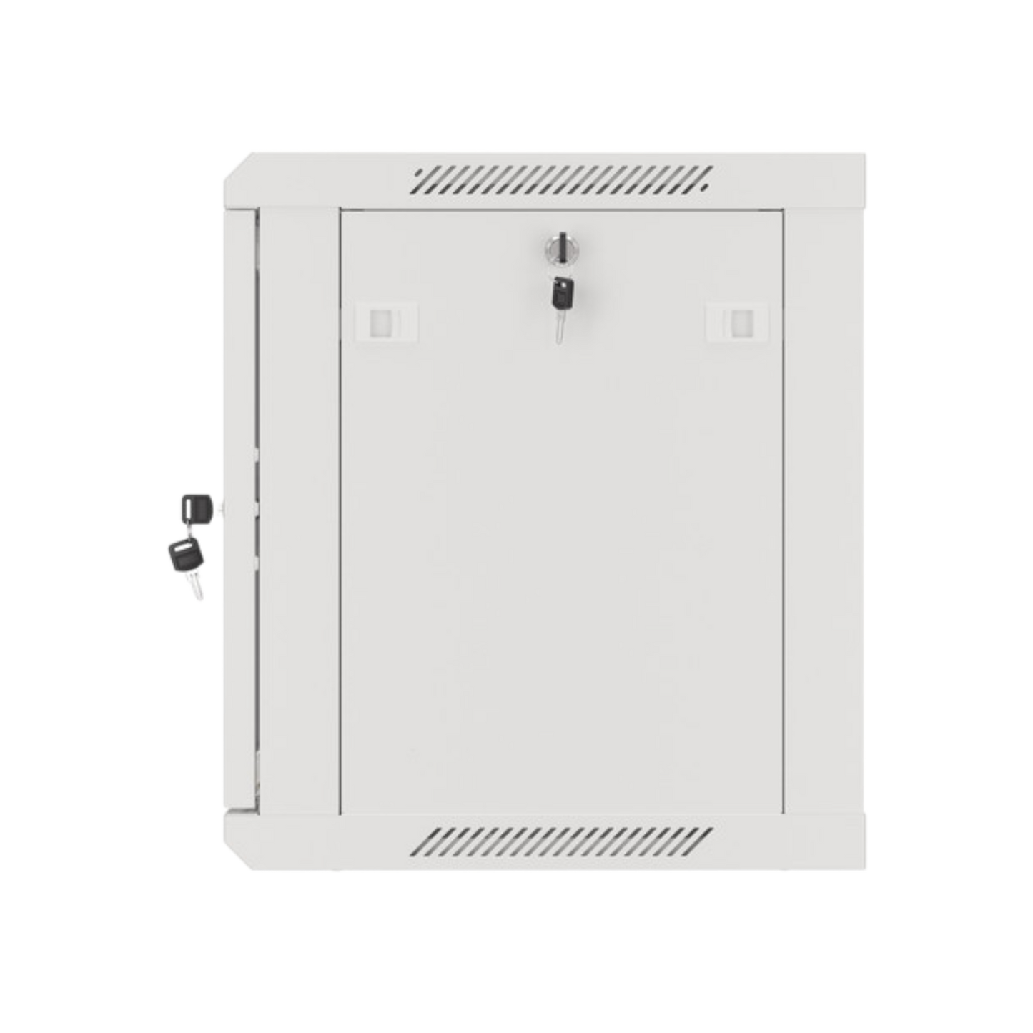 Szafa rack Lanberg 19" 9U 600x450mm wisząca V2 Drzwi szklane Szary