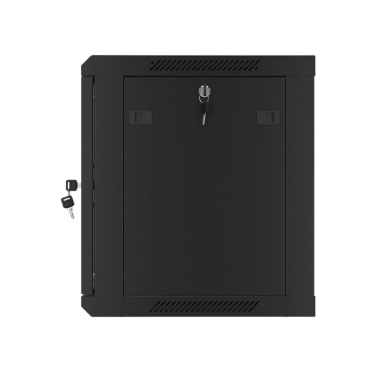Szafa rack Lanberg 19" 9U 600x450mm wisząca V2 Drzwi szklane Czarny