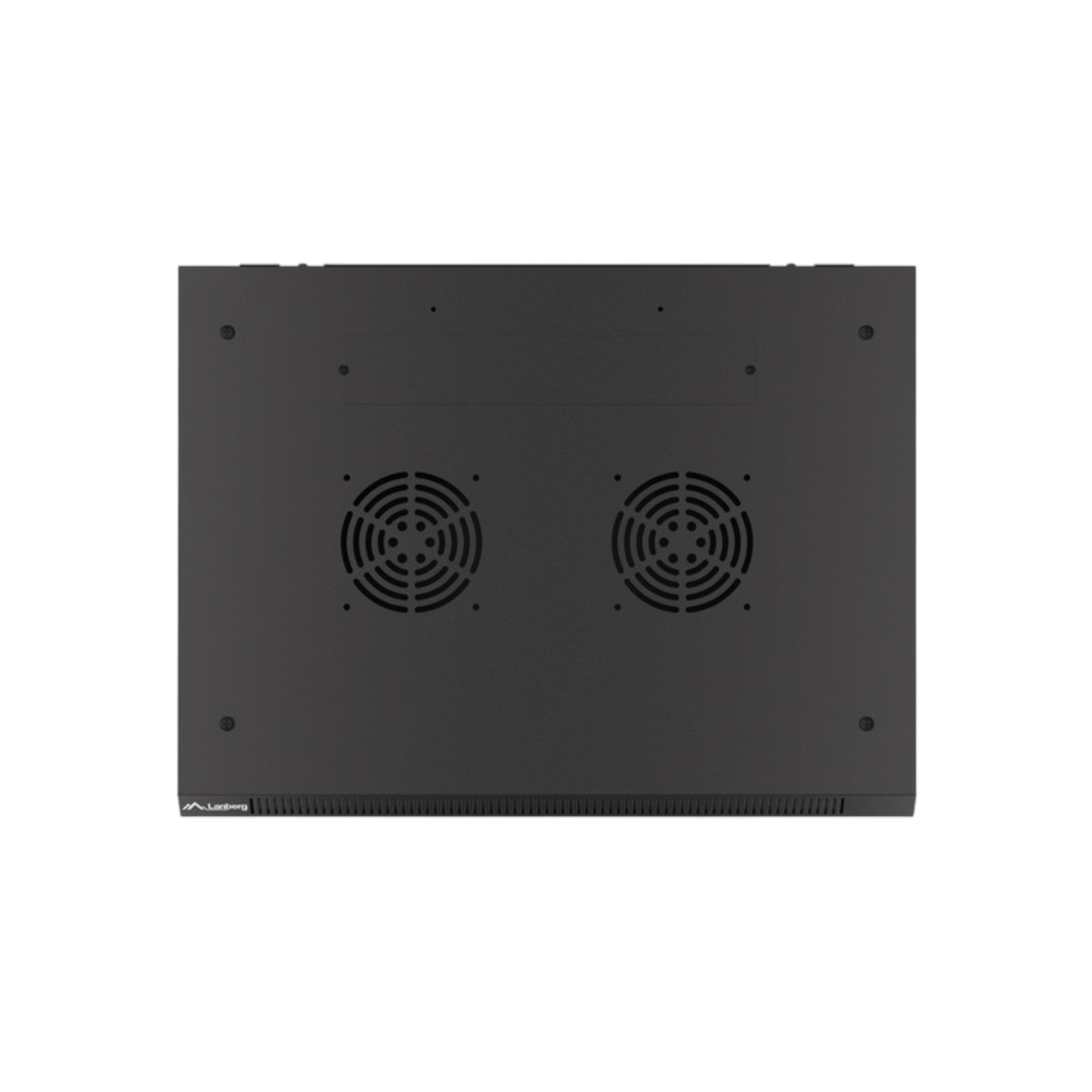 Szafa rack Lanberg 19" 9U 600x450mm wisząca V2 Drzwi szklane Czarny
