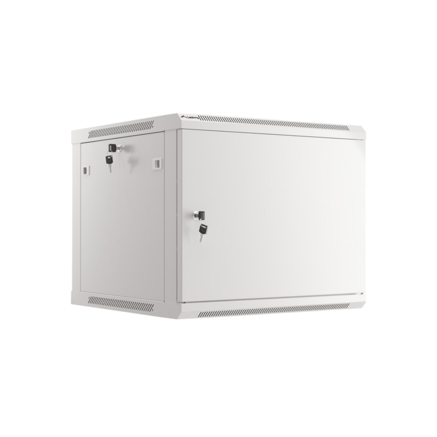 Szafa rack Lanberg 19" 9U 600x600mm wisząca Drzwi metalowe Szary