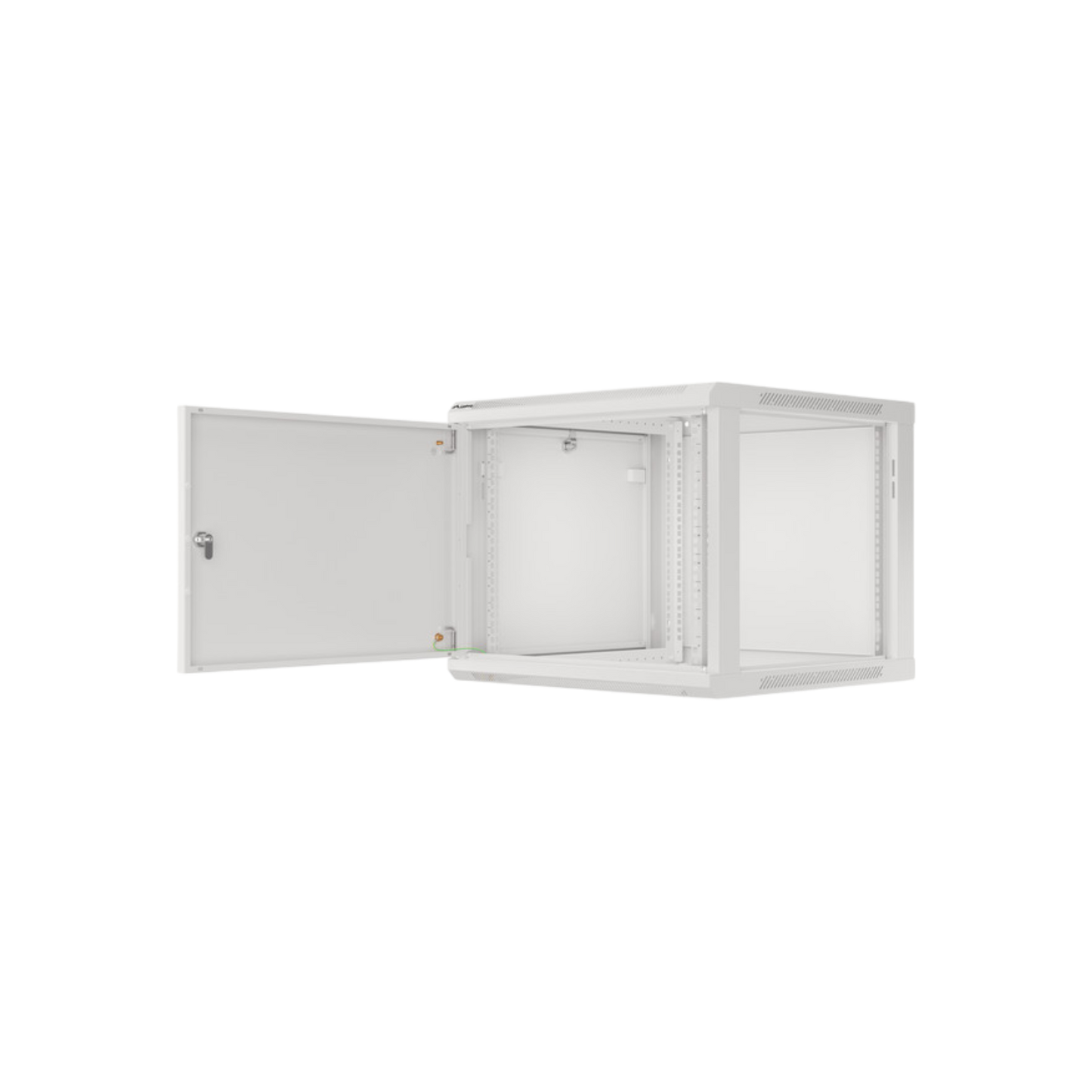 Szafa rack Lanberg 19" 9U 600x600mm wisząca Drzwi metalowe Szary