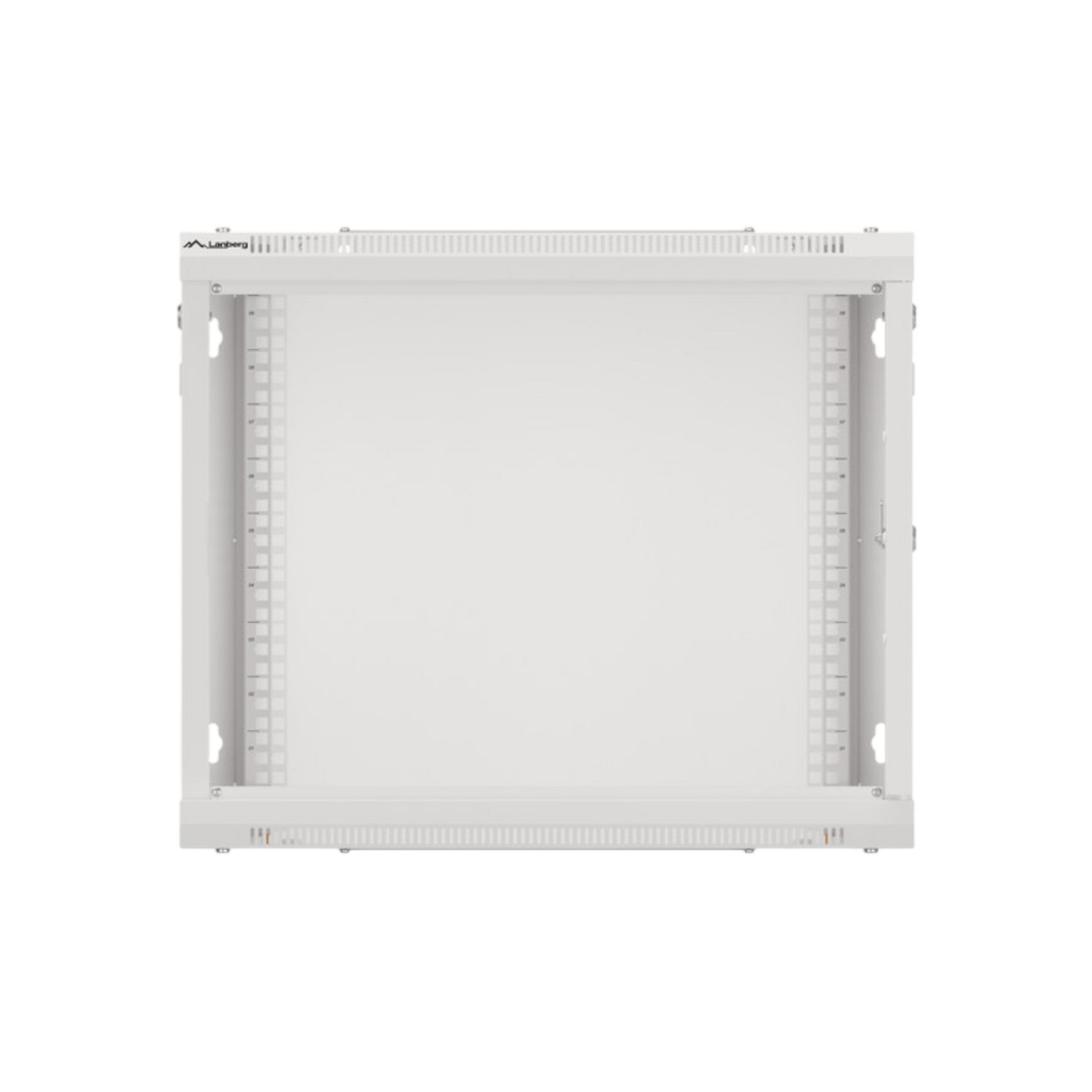 Szafa rack Lanberg 19" 9U 600x600mm wisząca Drzwi metalowe Szary