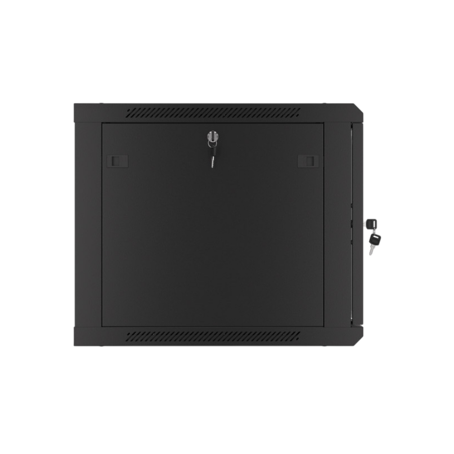 Szafa rack Lanberg 19" 9U 600x600mm wisząca V2 Drzwi szklane Czarny