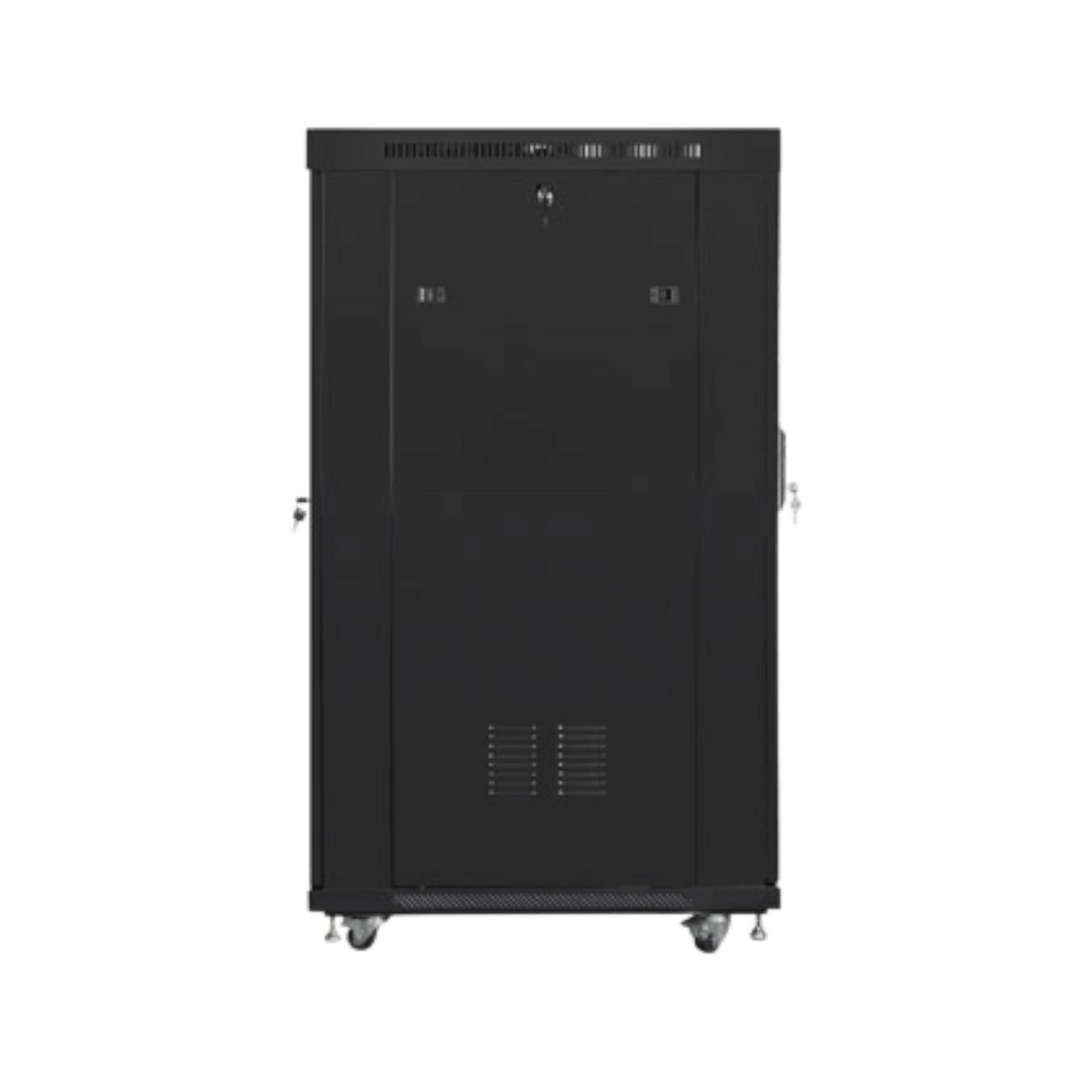 Szafa rack Lanberg 19" 22U 800x1000mm stojąca LCD V2 Drzwi perforowane Czarny
