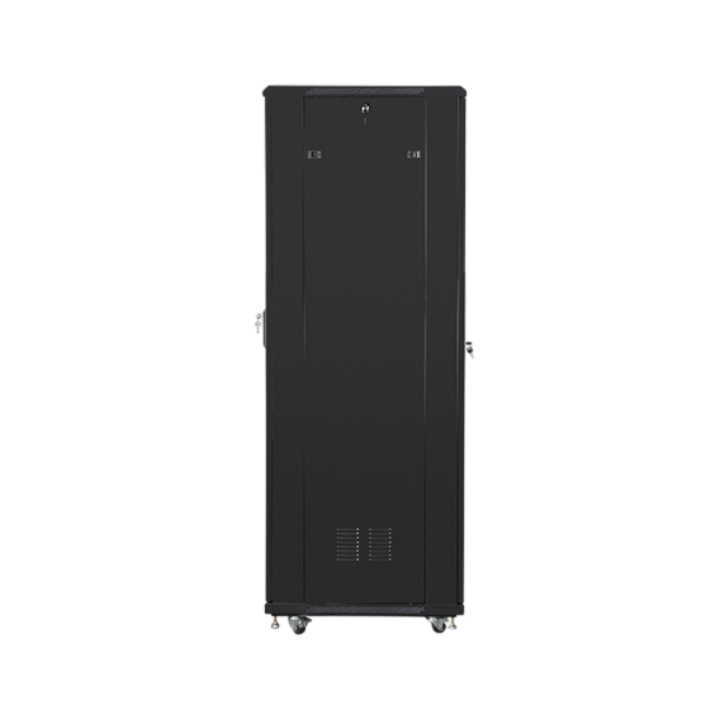 Szafa rack Lanberg 19" 42U 600x800mm stojąca Drzwi szklane Czarny