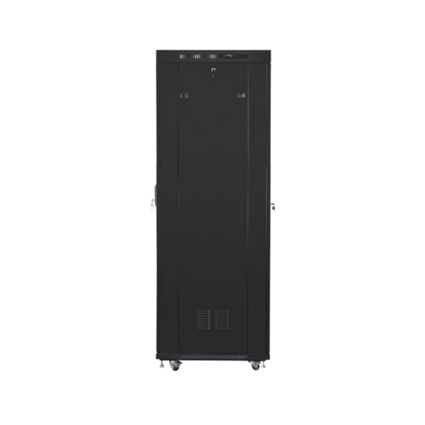 Szafa rack Lanberg 19" 42U 600x800mm stojąca LCD V2 Drzwi perforowane Czarny