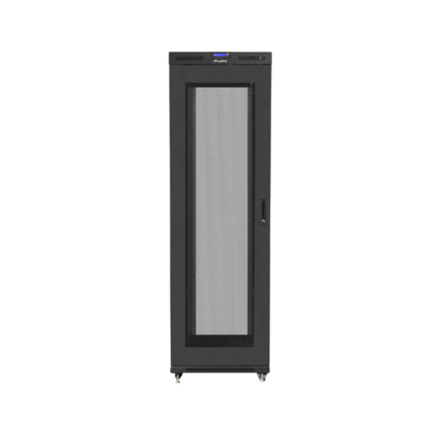 Szafa rack Lanberg 19" 42U 800x1200mm stojąca LCD V2 Drzwi perforowane Czarny