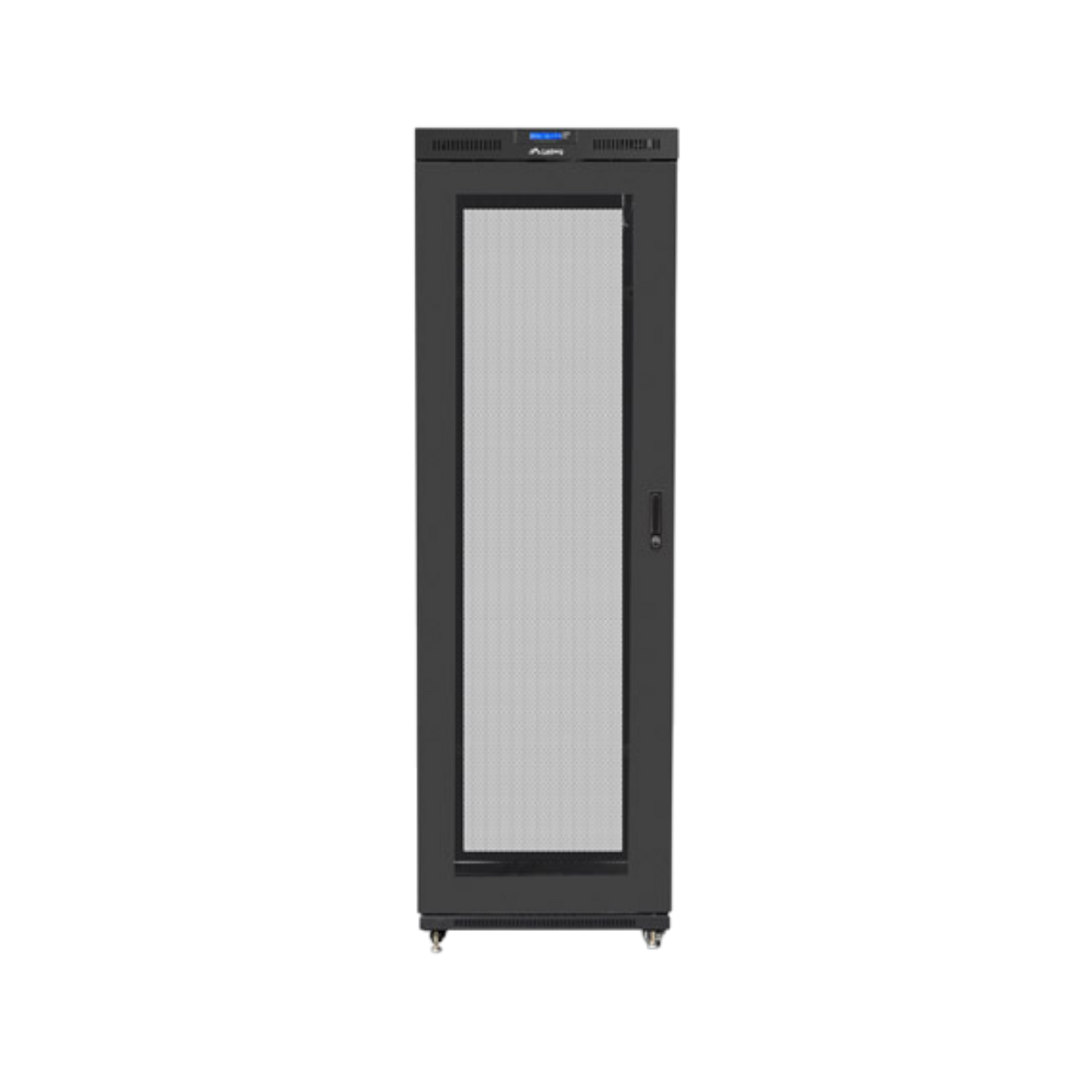 Szafa rack Lanberg 19" 47U 800x1000mm stojąca LCD V2 Drzwi perforowane Czarny