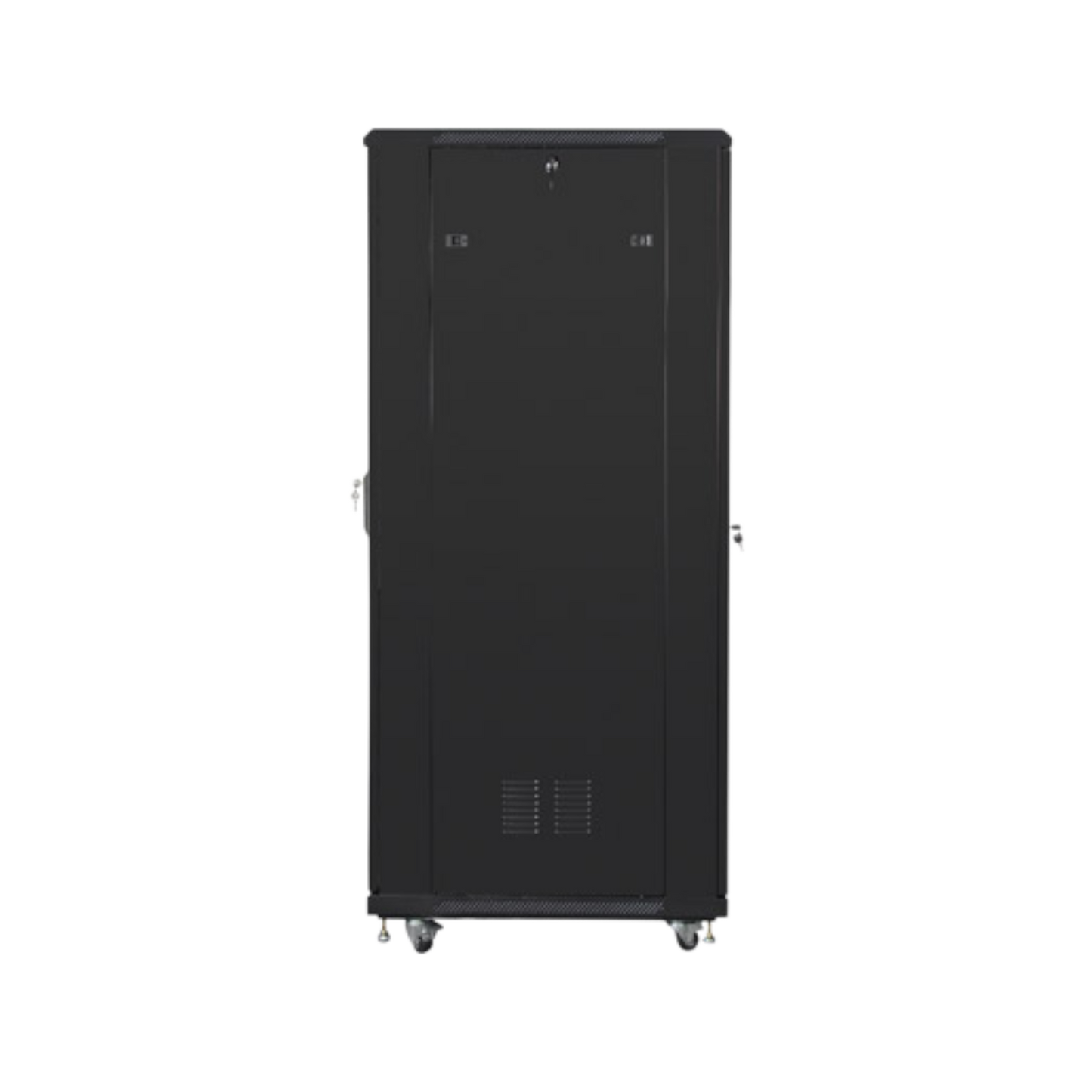 Szafa rack Lanberg 19" 47U 800x800mm stojąca Drzwi szklane Czarny