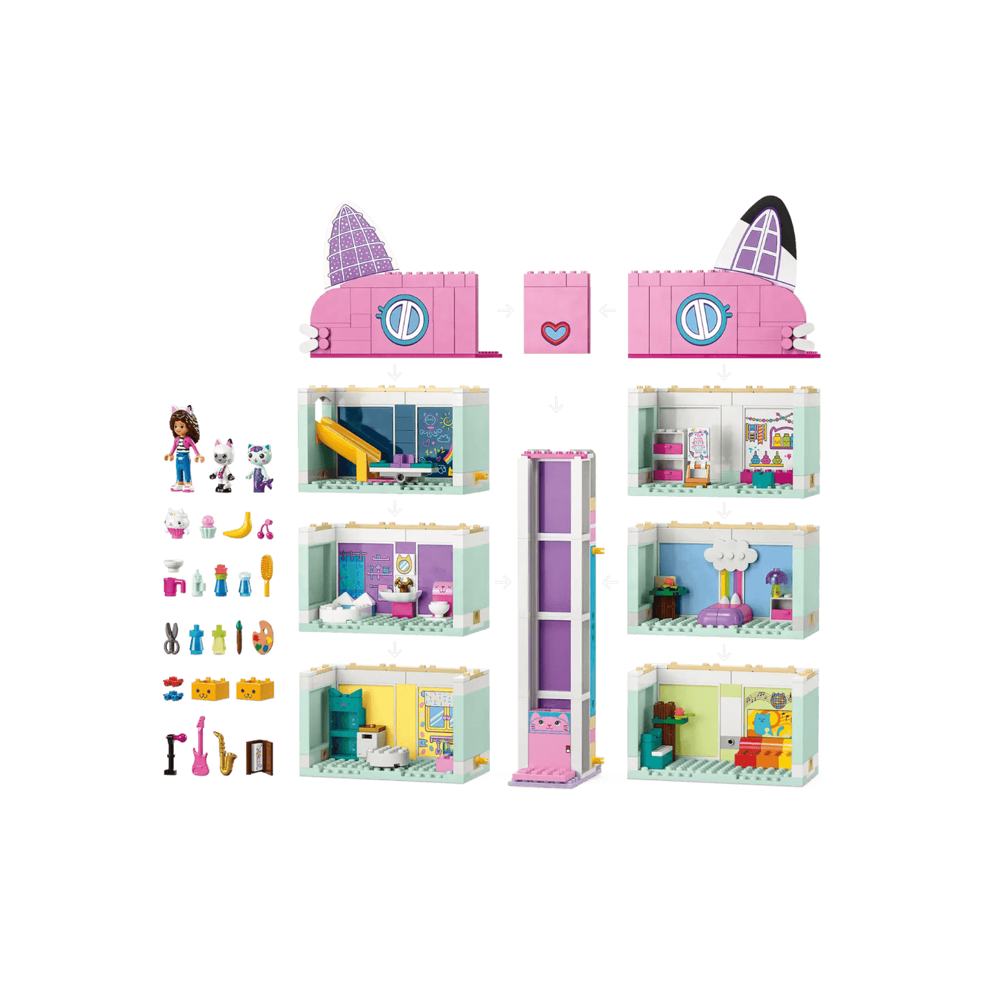LEGO Koci Domek Gabi Zestaw Koci Domek Gabi 10788